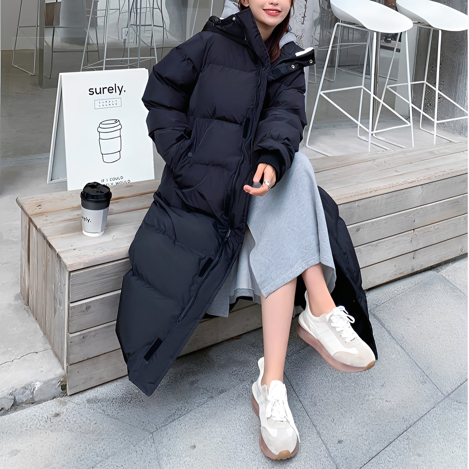 Yasmin - Elegante chaqueta de plumas acolchada para mujeres