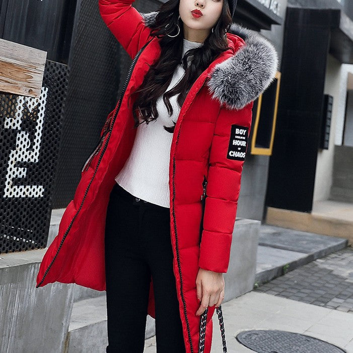 Merideth - Elegante abrigo de lana con cuello de piel para mujeres