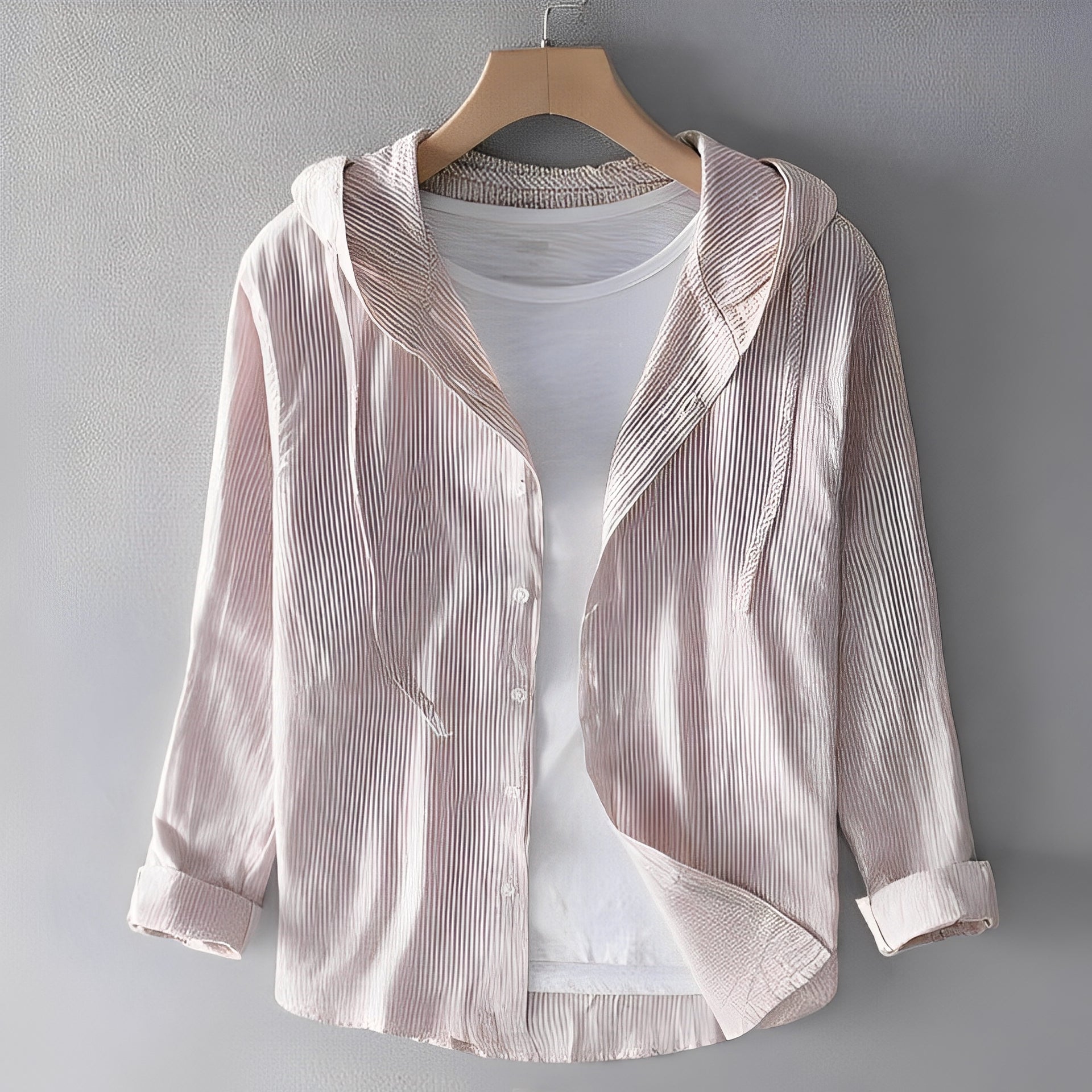 Emmerson - Camisa Casual con Capucha para Hombres