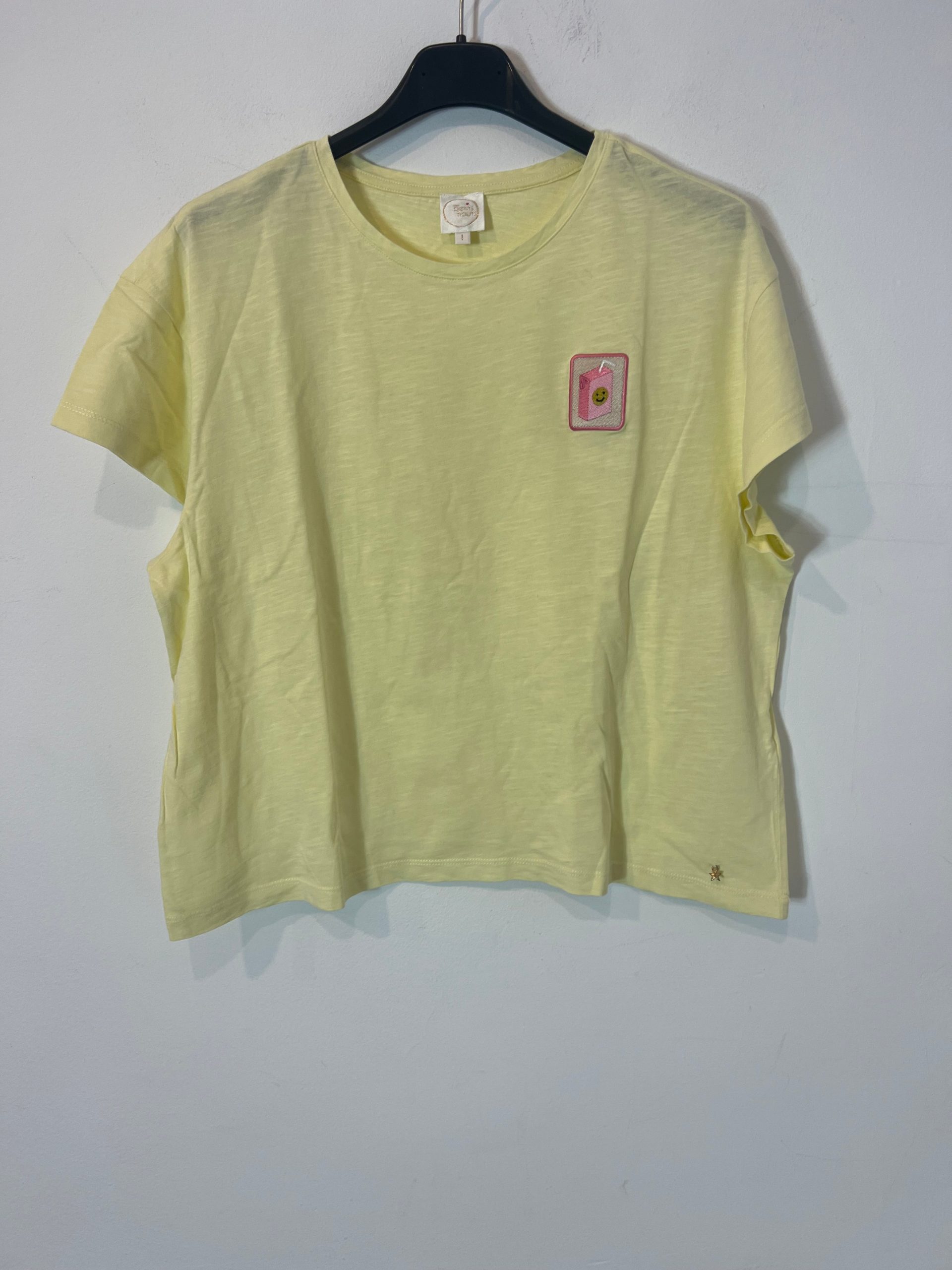 DES PETITE HAUTS. Camiseta amarilla T1(s)
