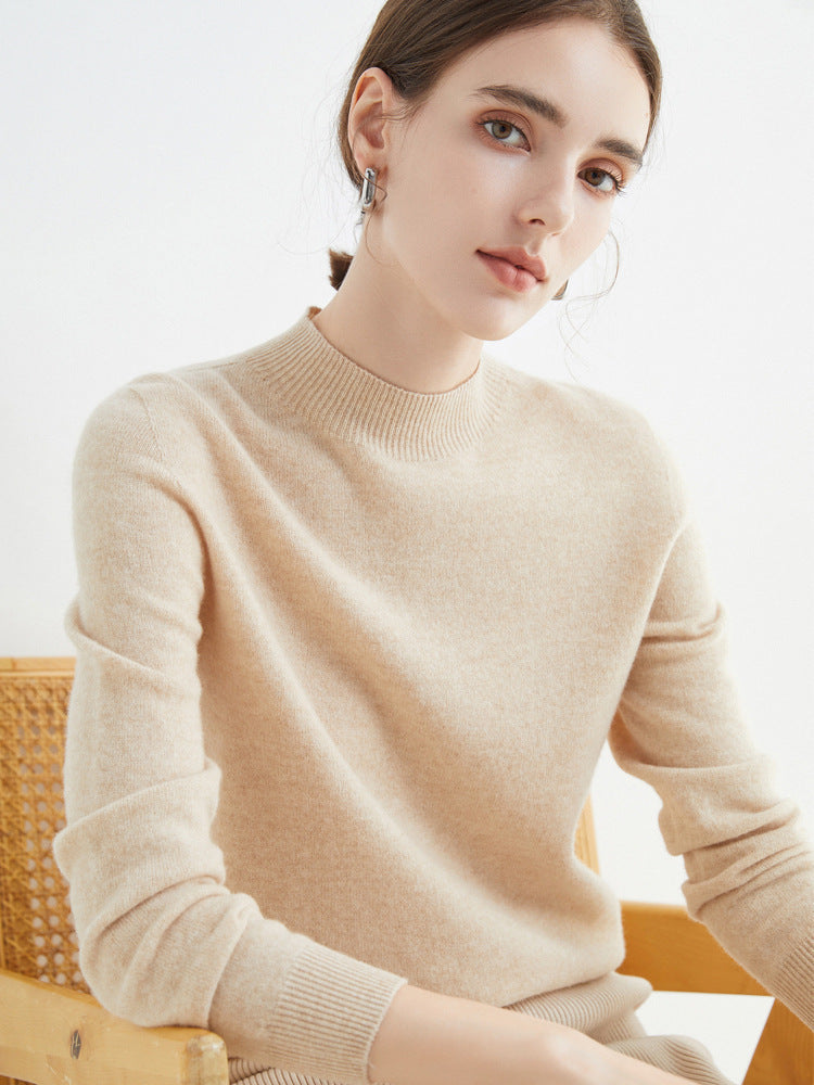 Rhoda - Sencillo suéter de cashmere para mujeres