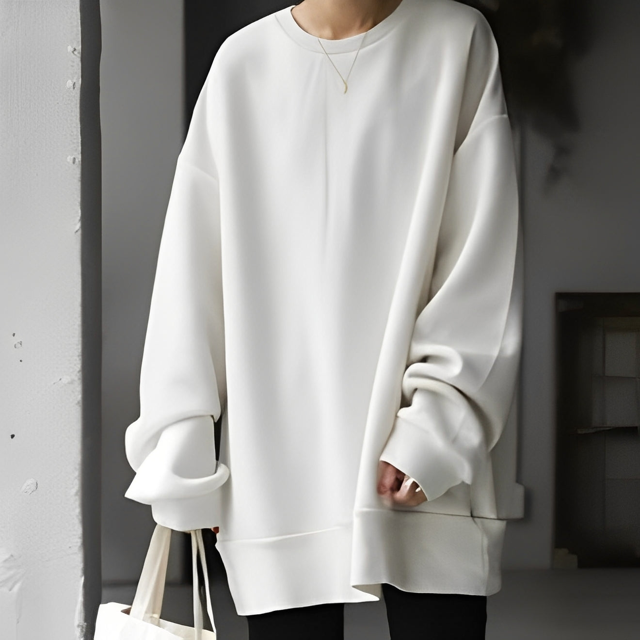 Abegail - Suéter Largo Oversized para Mujeres