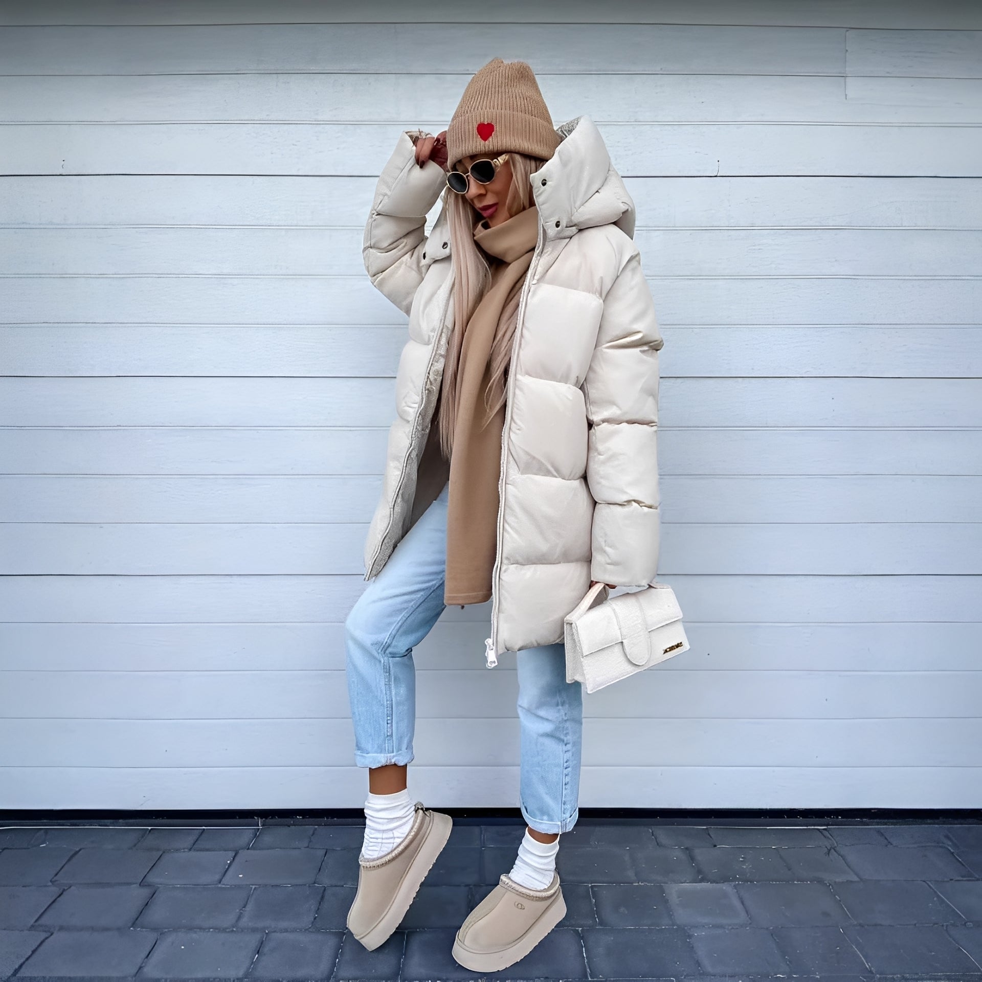 Catharine - Elegante chaqueta parka acolchada para mujeres