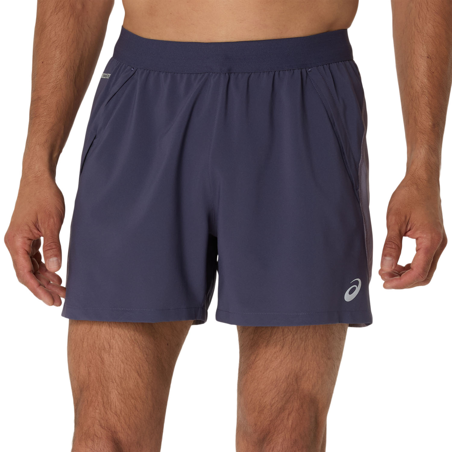 ASICS Road Logo 5in Shorts Indigo Fog/Lavender