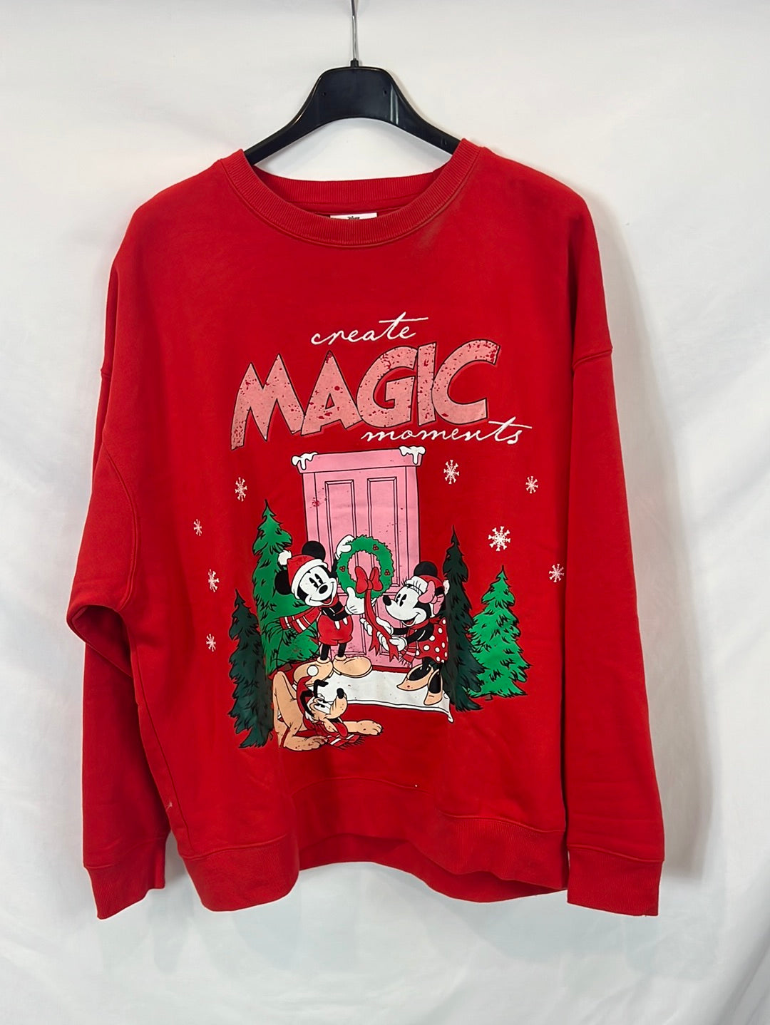 DISNEY. Sudadera roja disney Txs