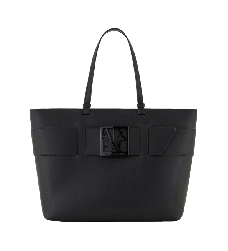 Armani Exchange Bolso Shopping Textura negro