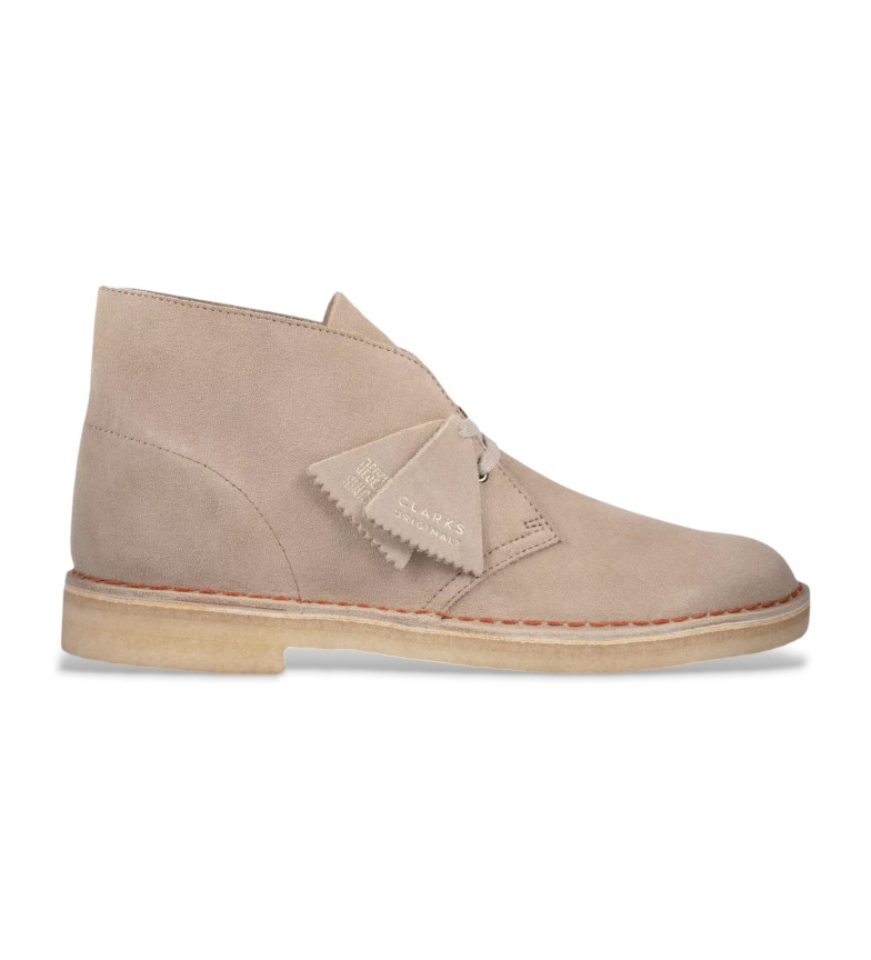 Clarks Botines de piel Desert beige