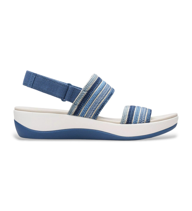 Clarks Sandalias Arla Stroll azul, blanco