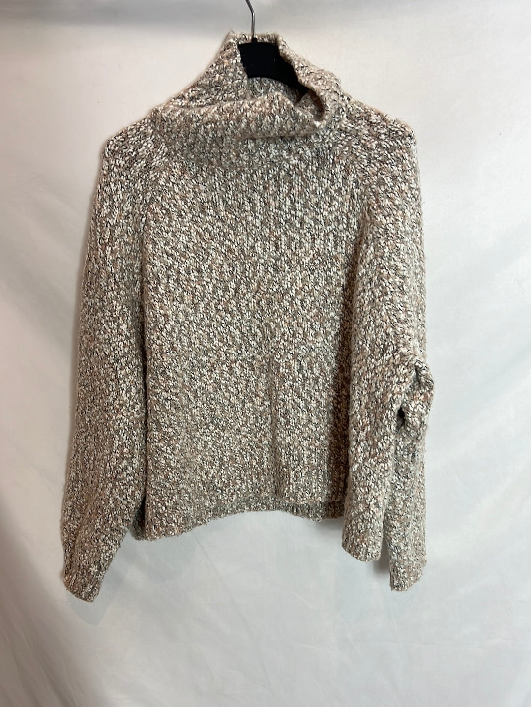 PRIMARK. Jersey jaspeado cuello alto. T S