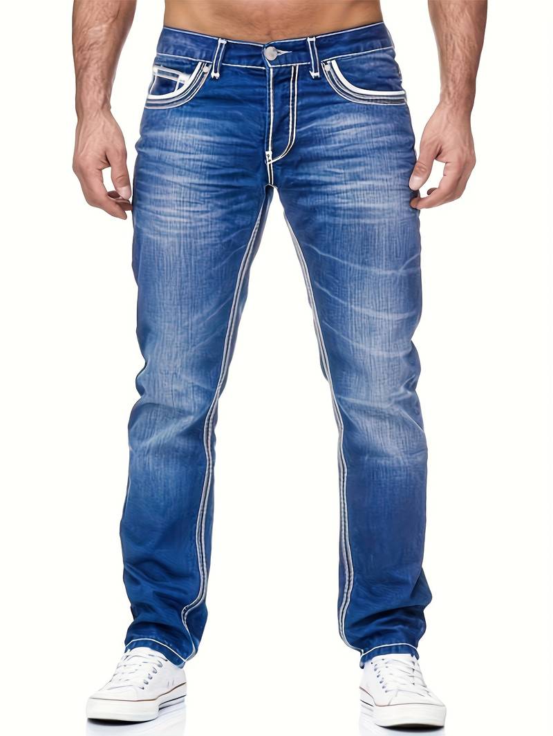 Griffin - Clásico Jeans en Denim Robusto