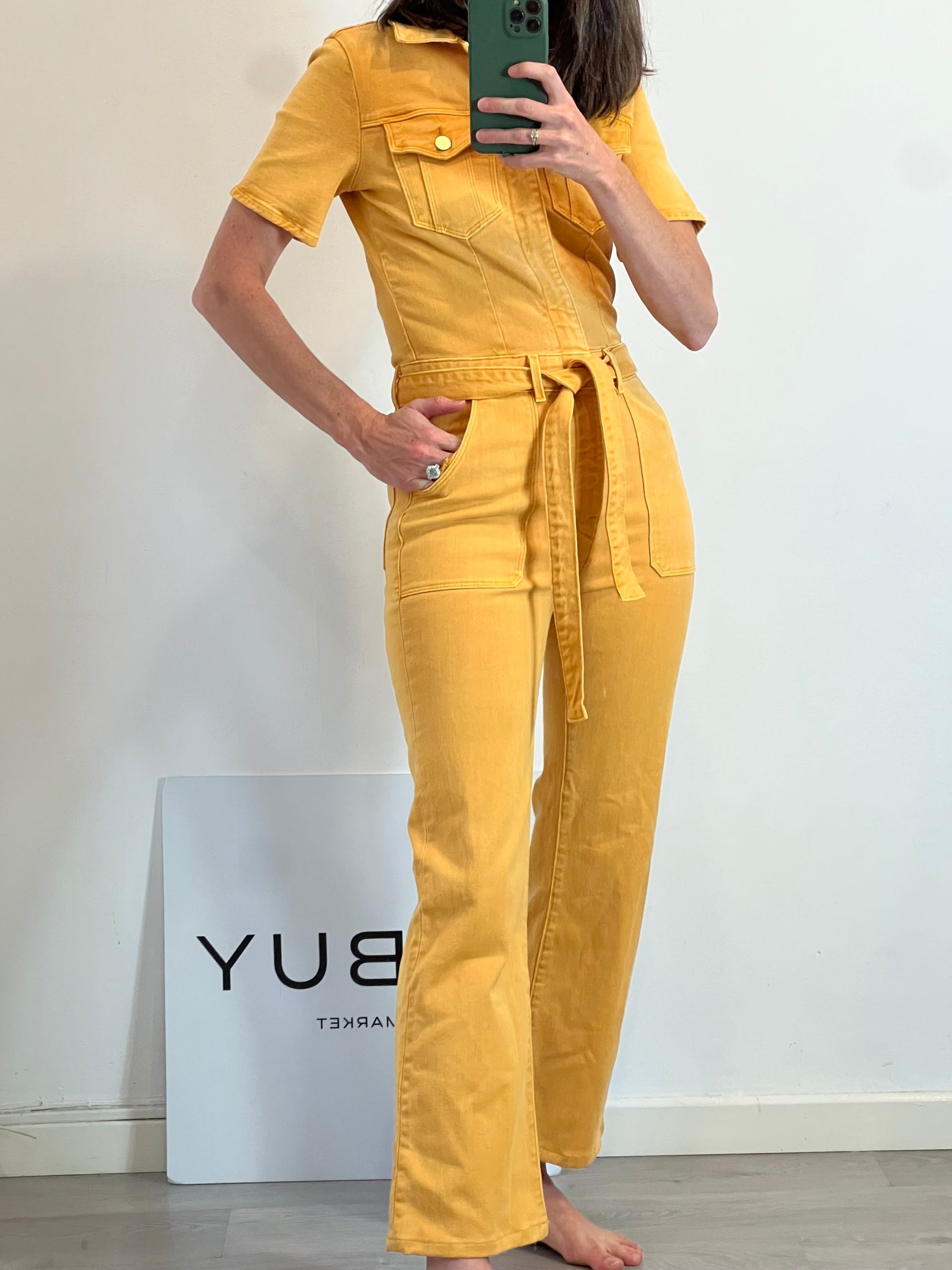 FRAME. Mono denim amarillo. T. XS