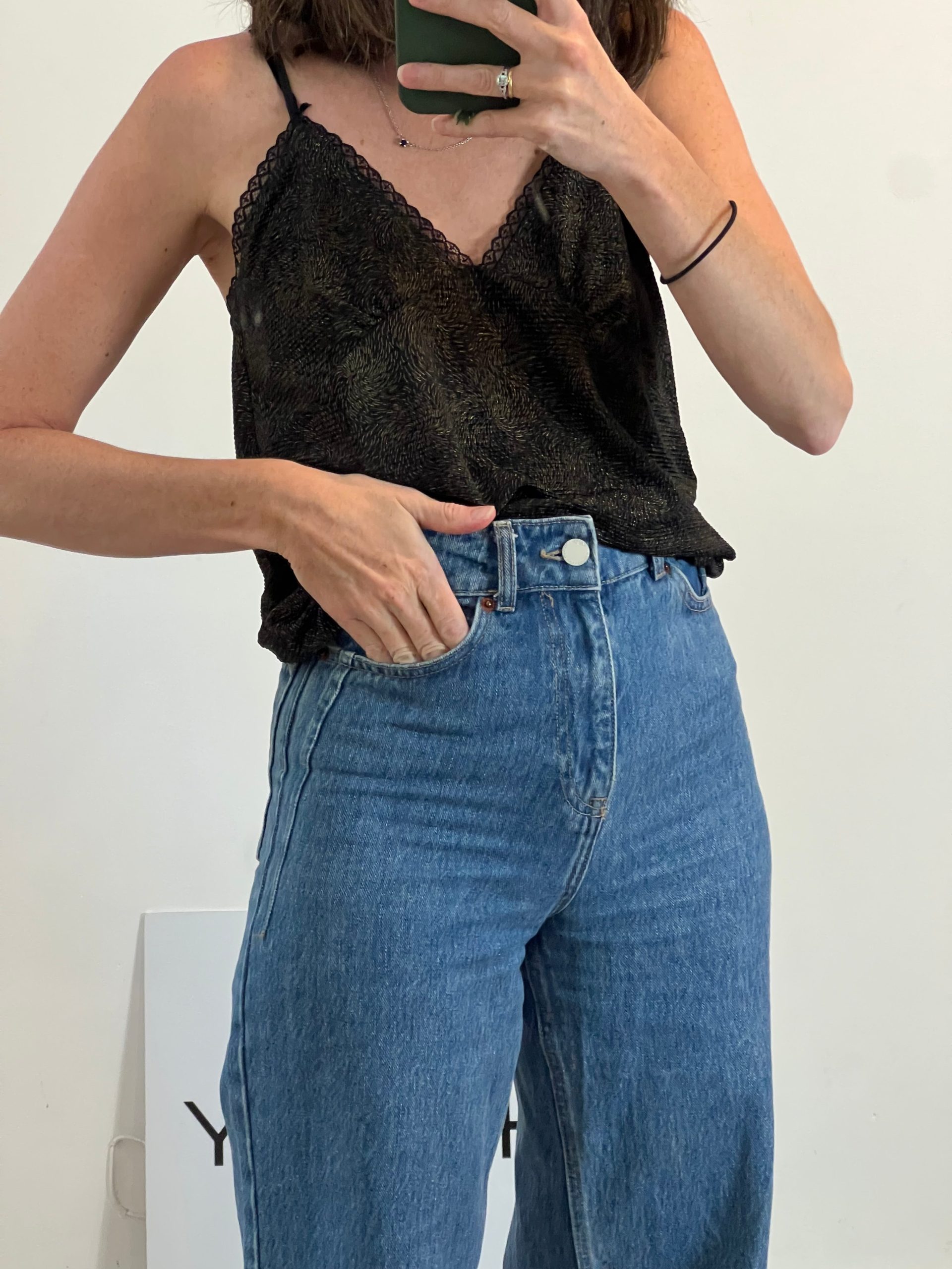 HAKEI. Top tirantes textura. T S