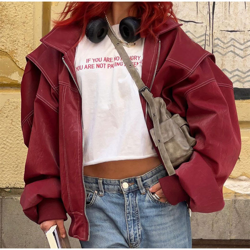 Jaidyn - Bomberjacke Oversized para Mujer