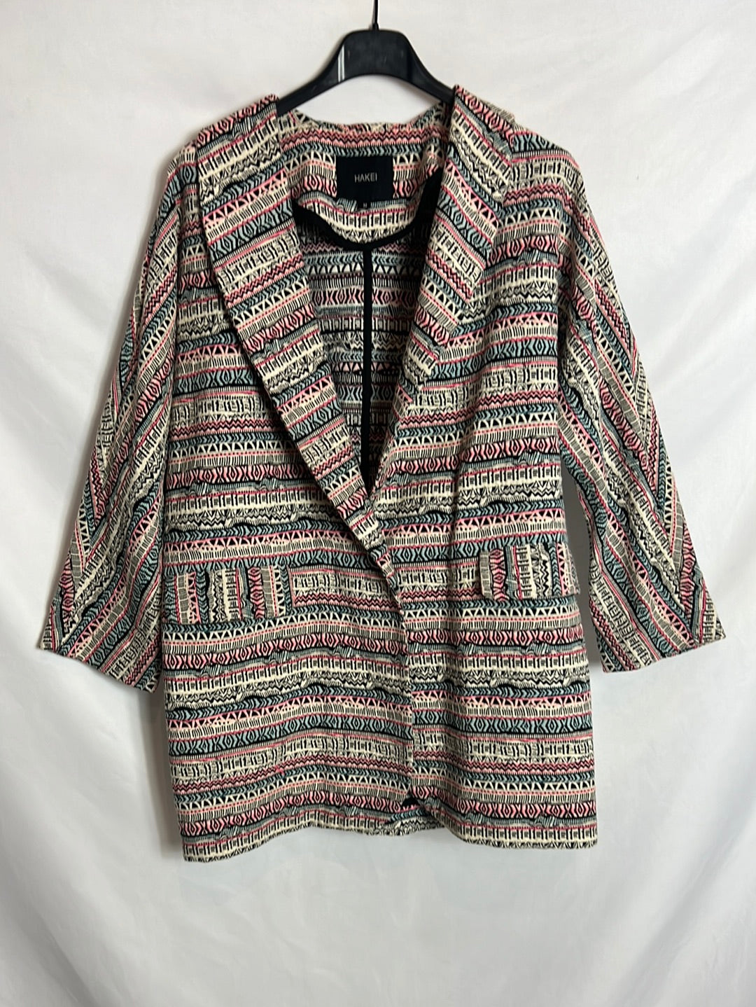 HACKEI. Chaqueta textura estampada. T M