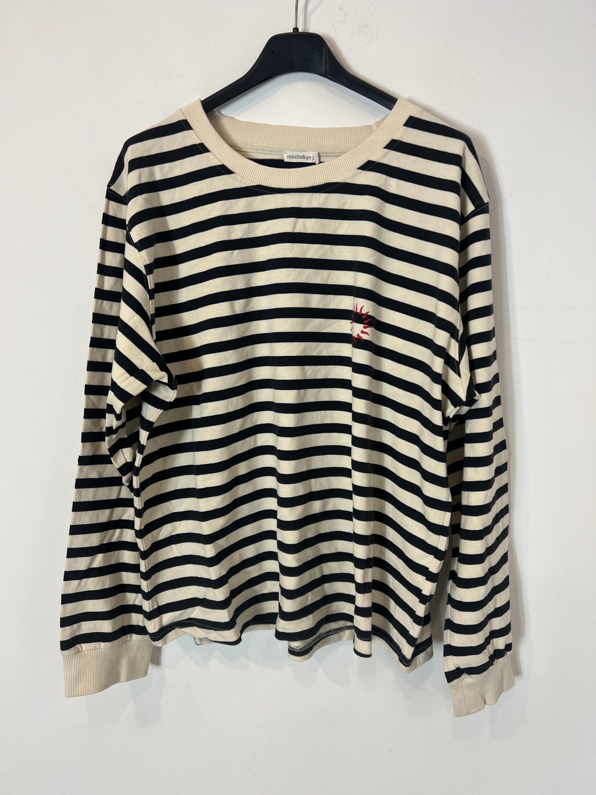 RENATTA&GO. Sudadera rayas azules. T S/M