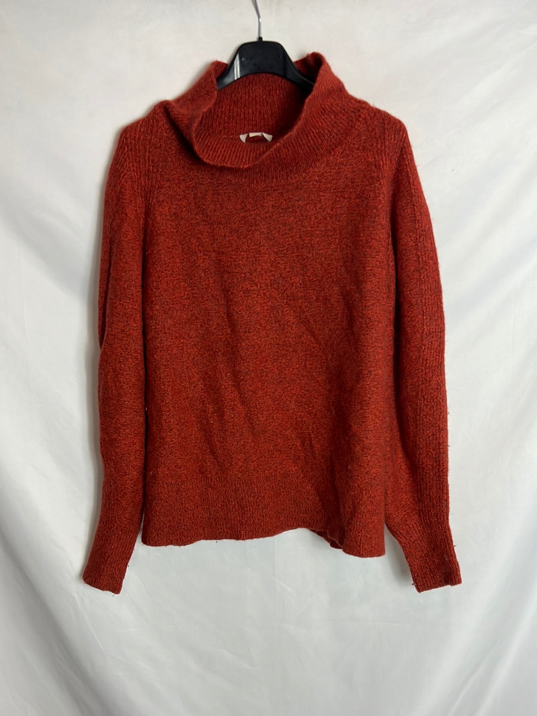 COS. Jersey lana rojizo jaspeado. T M