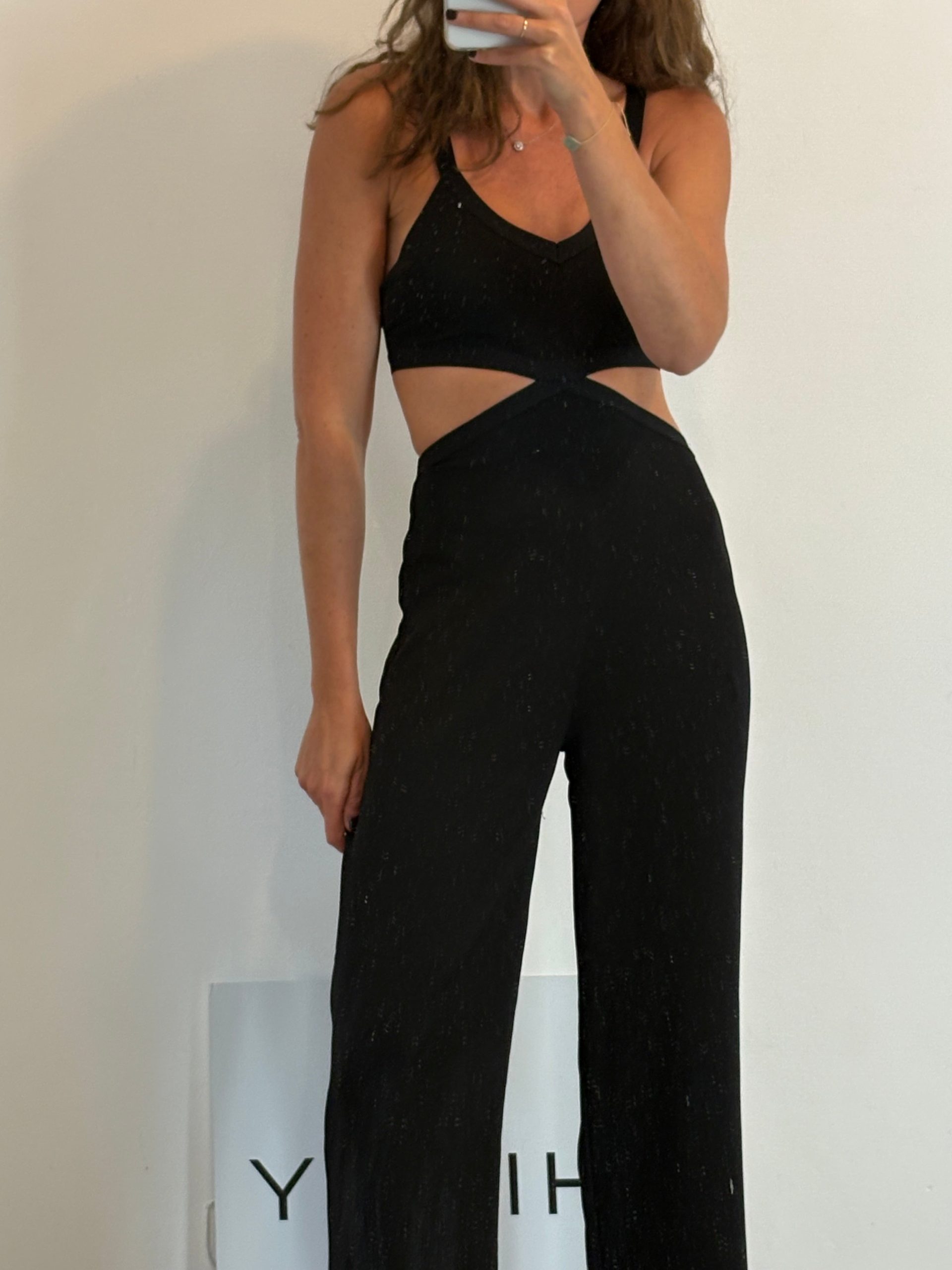 ZARA. Mono largo detalle espalda. T M