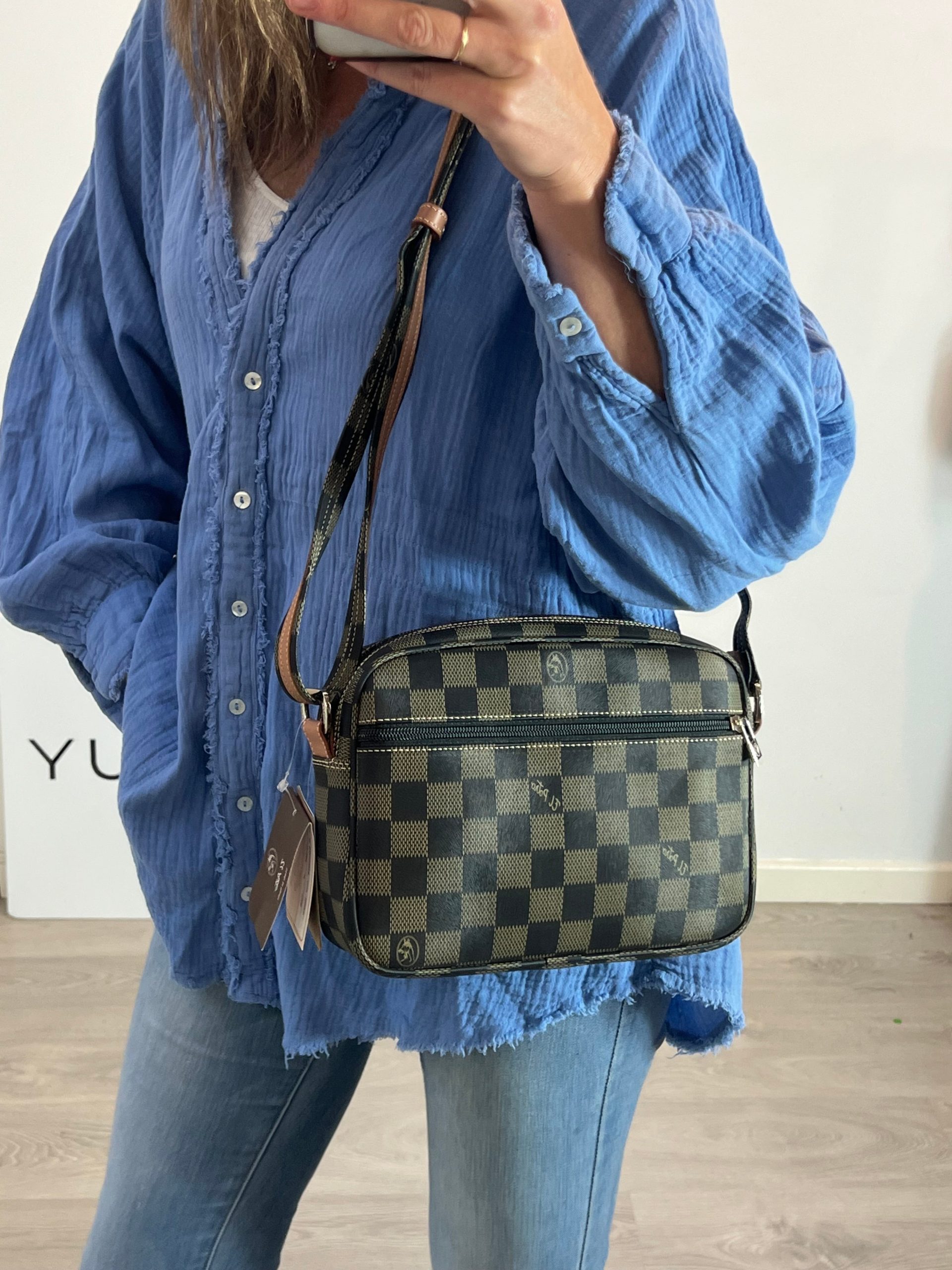 EL POTRO. Bolso bandolera piel