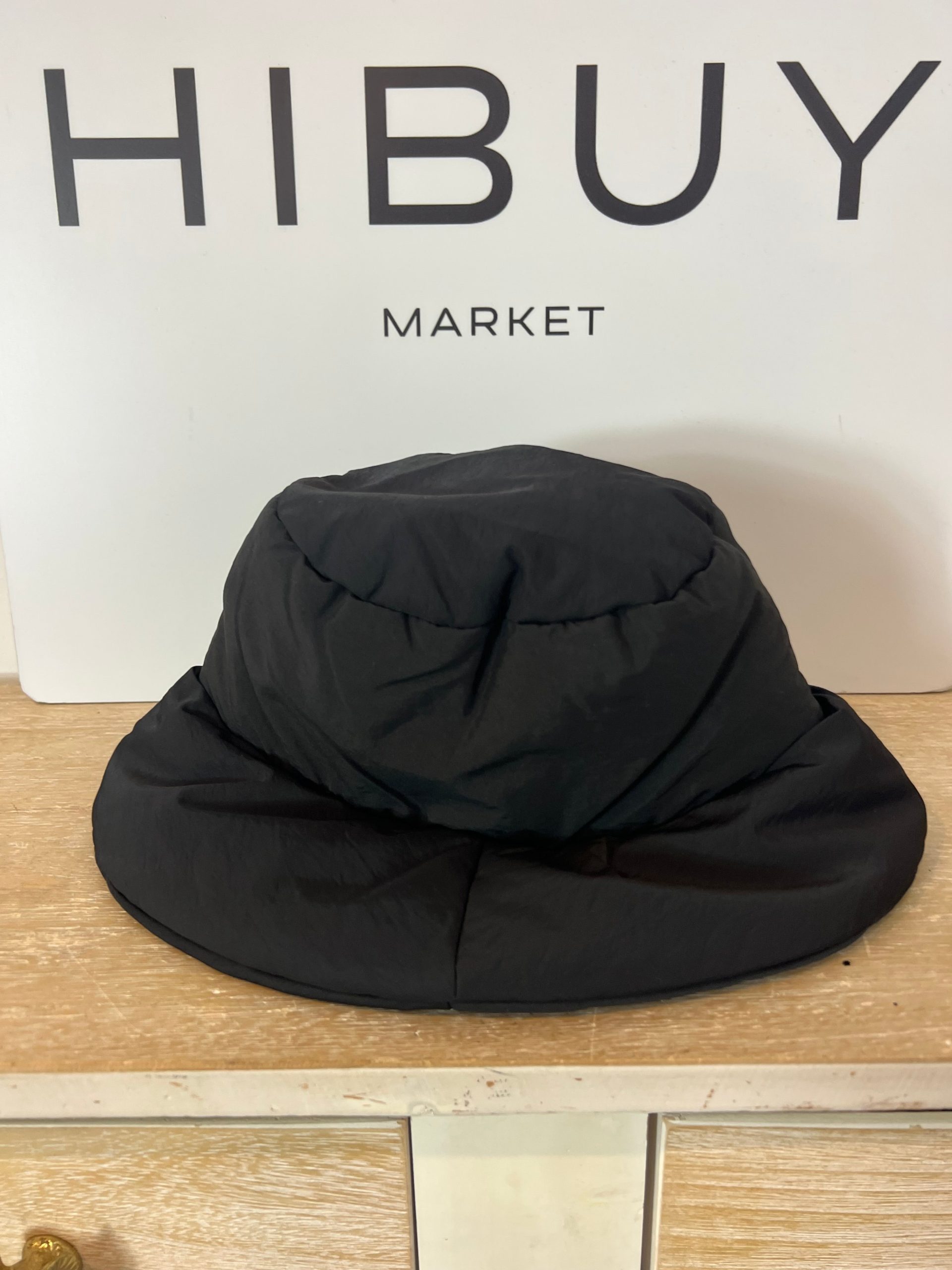 ZARA. Gorro negro estilo bucket T.m