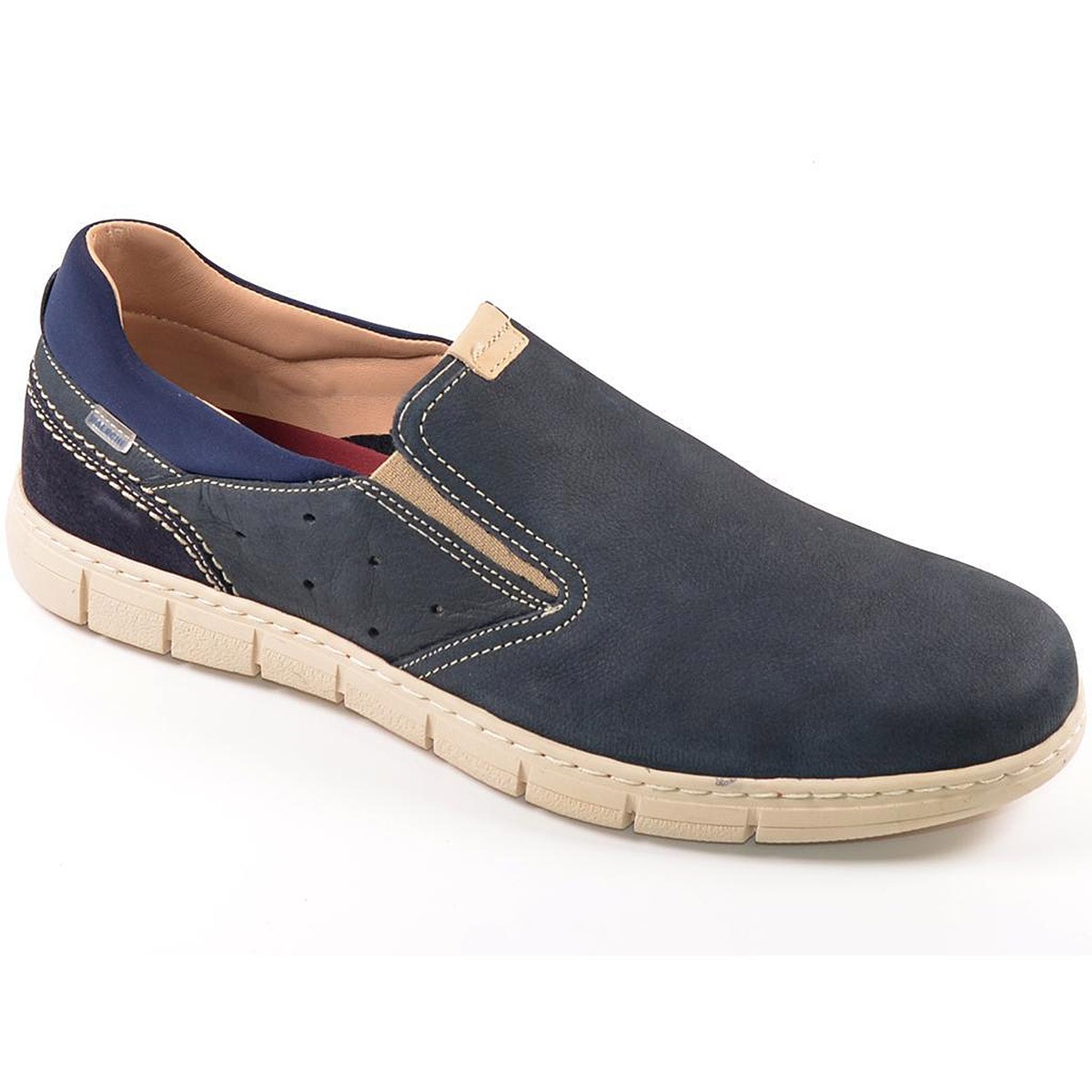 5371 Baerchi Zapato de Piel Mocasín Acolchado Antideslizante Hombre