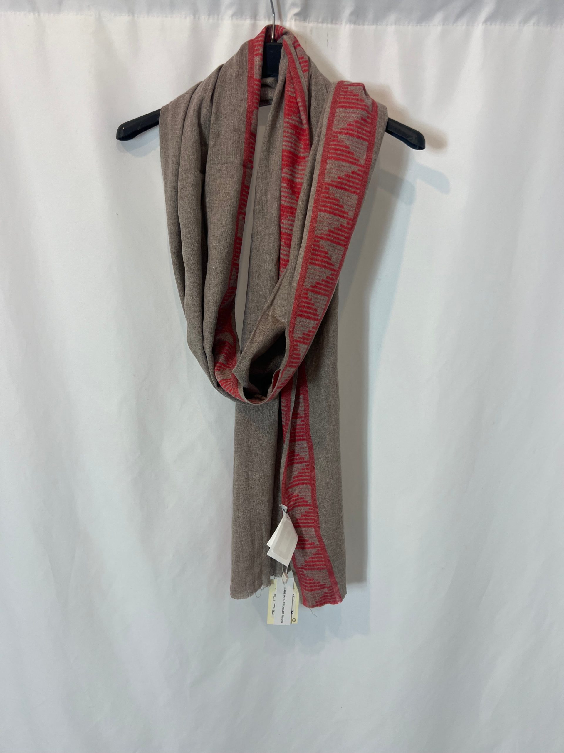 NATURA. Fular jaspeado estampado. TU