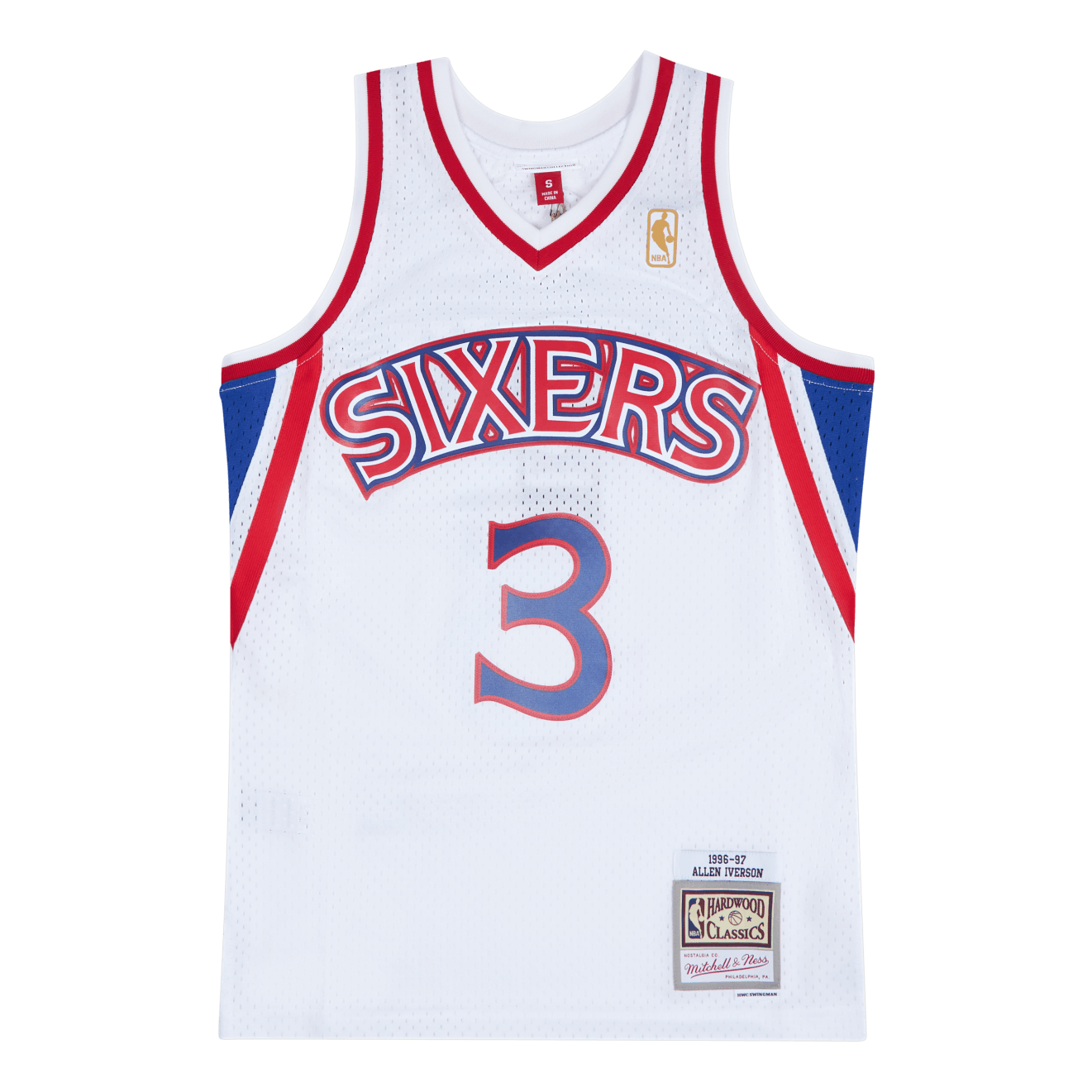 76ers Swingman Jersey 96 Iverson
