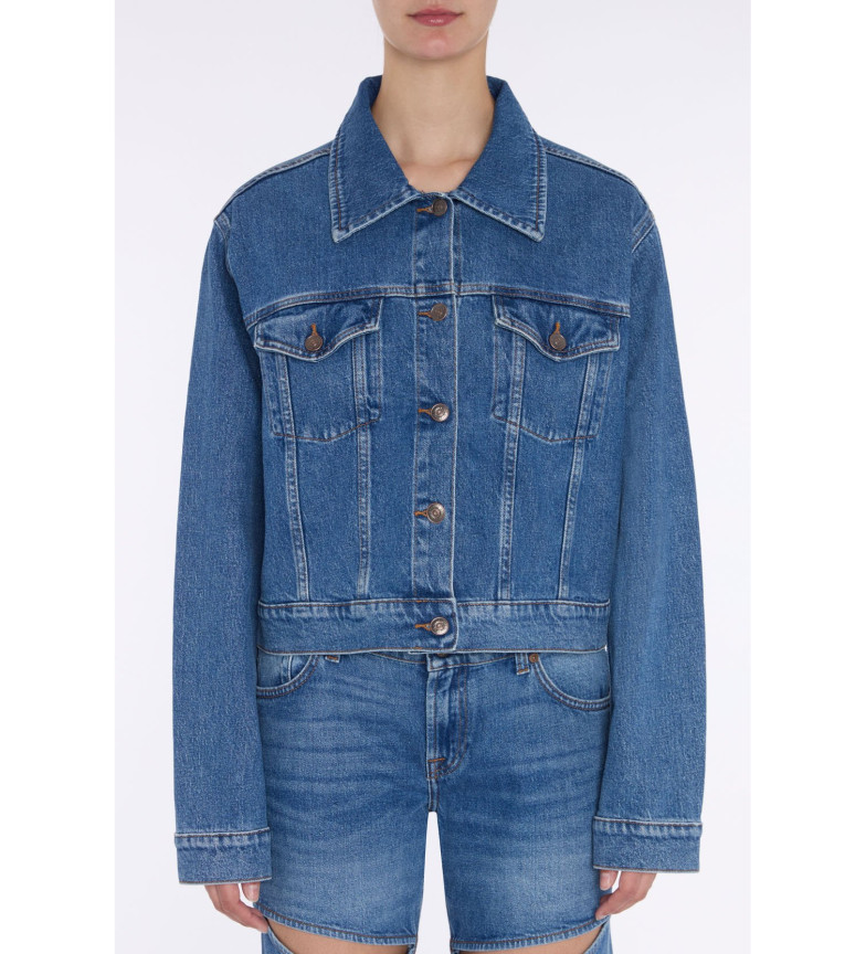 7 For All Mankind Chaqueta Nellie azul