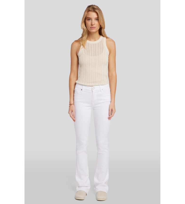 7 For All Mankind Jeans Bootcut blanco