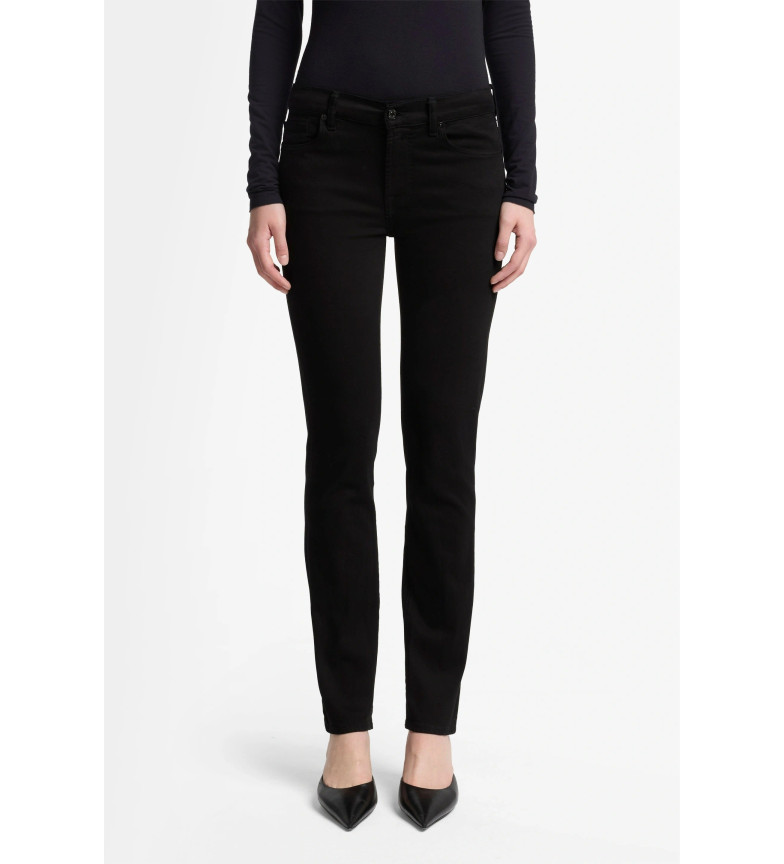 7 For All Mankind Jeans Roxanne negro