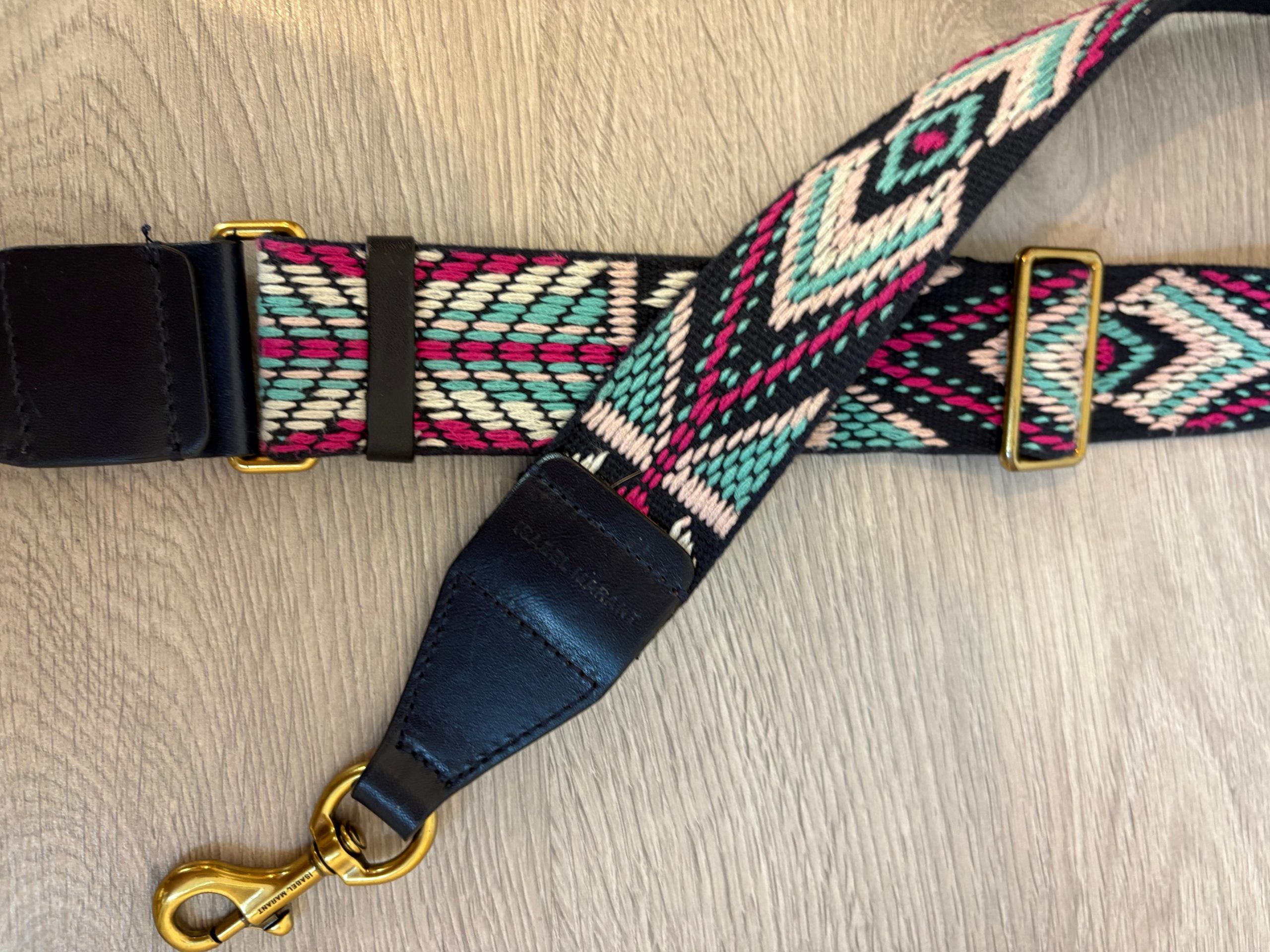 ISABEL MARANT. Asa bolso bordada