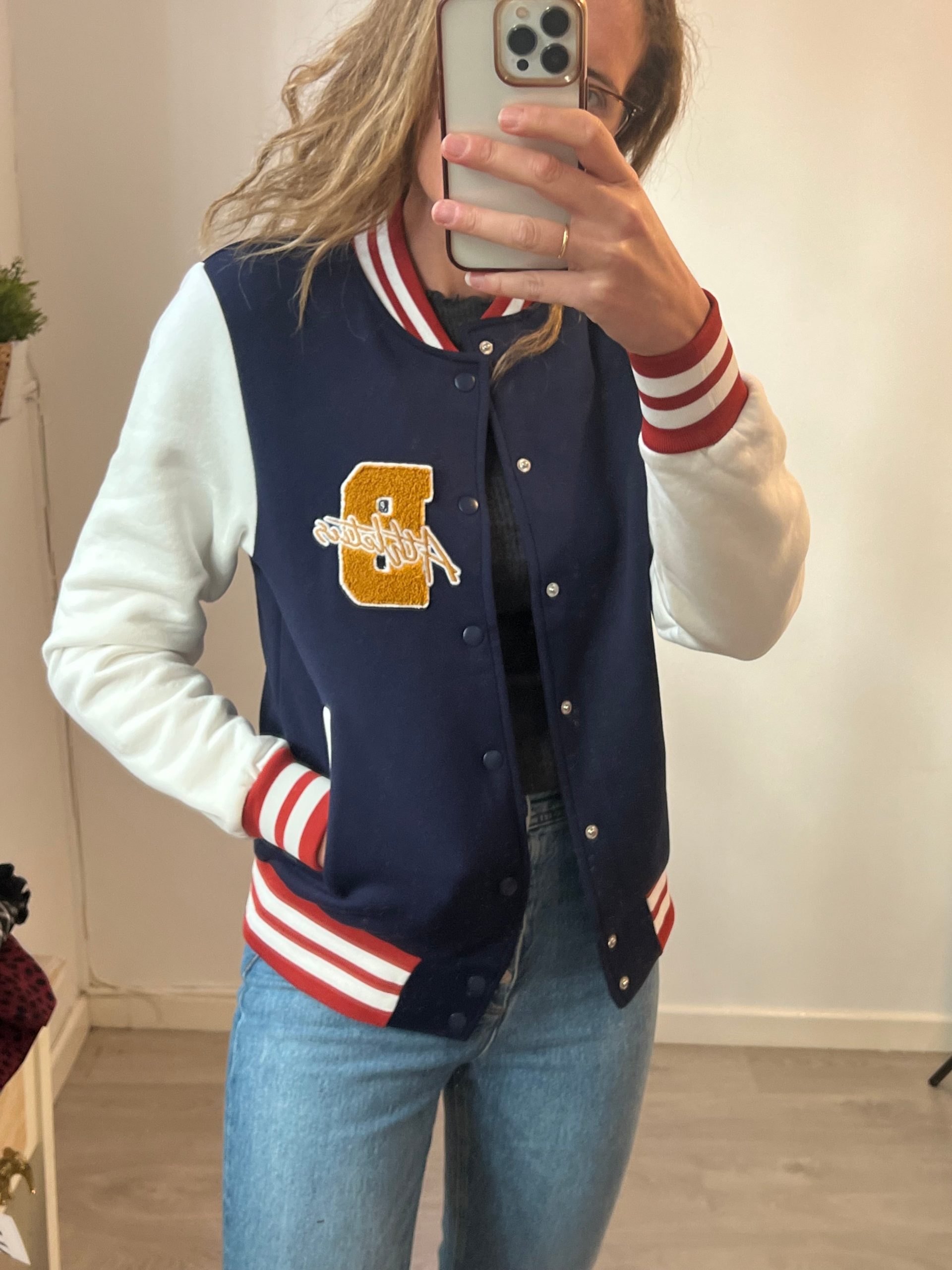 PRIMARK. Chaqueta deportiva azul. T XS