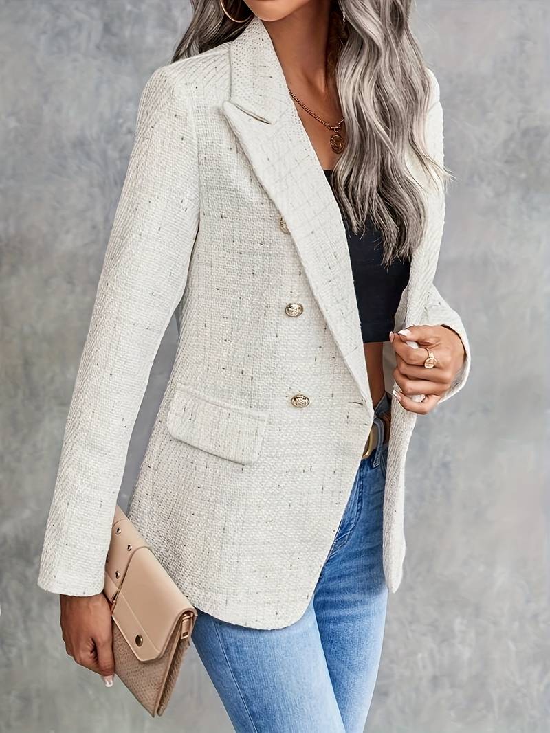 Abby – Blazer Clásico con Revers Elegante