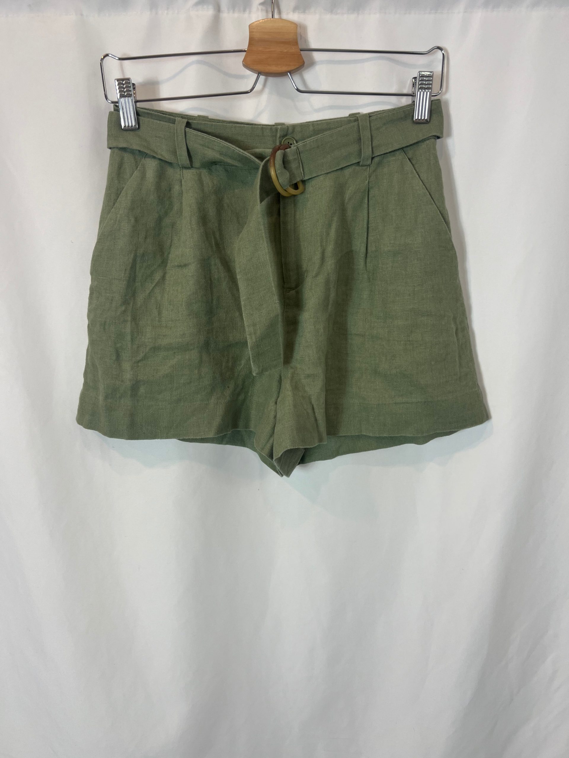 & OTHER STORIES. Bermuda verde lino. T 34