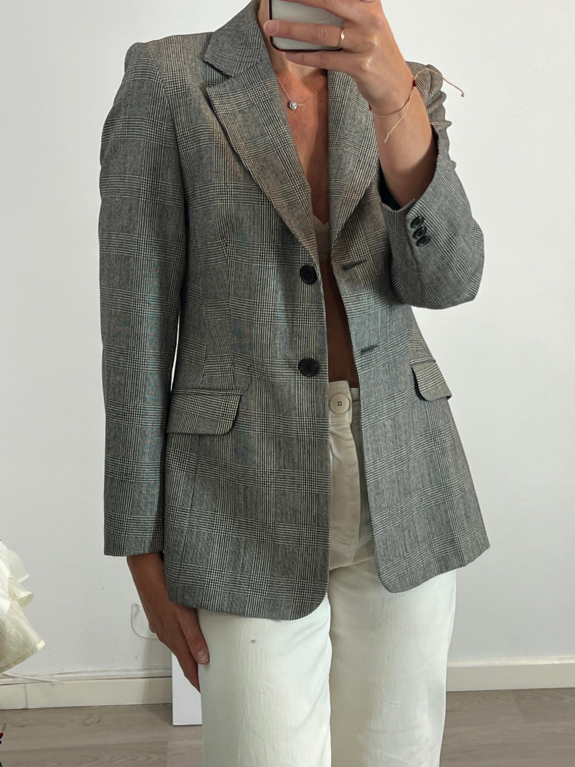 CORTEFIEL. Blazer bicolor para de galloT.40