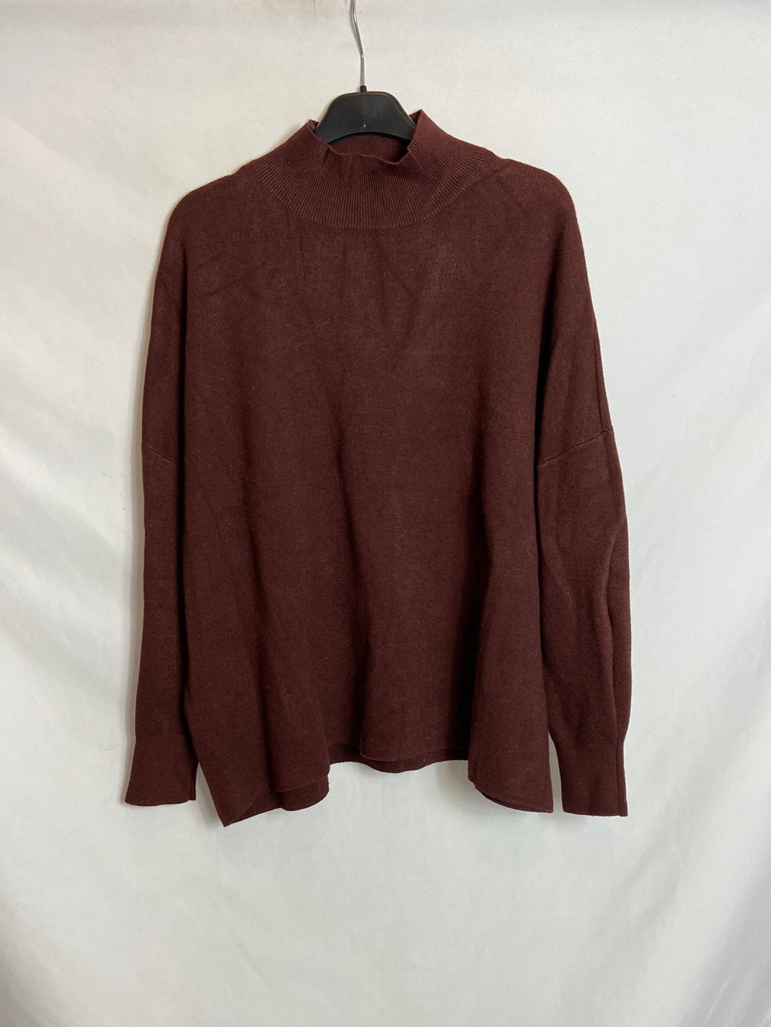 PINPON LILI. Jersey marrón cuello TU (M)