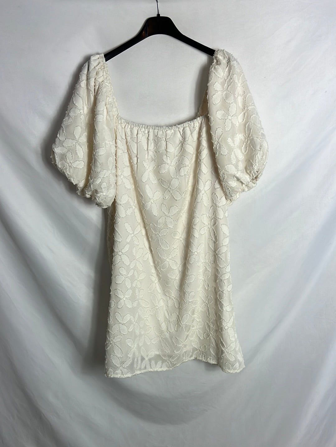 AMEÉ. Vestido beige flores TU(s)