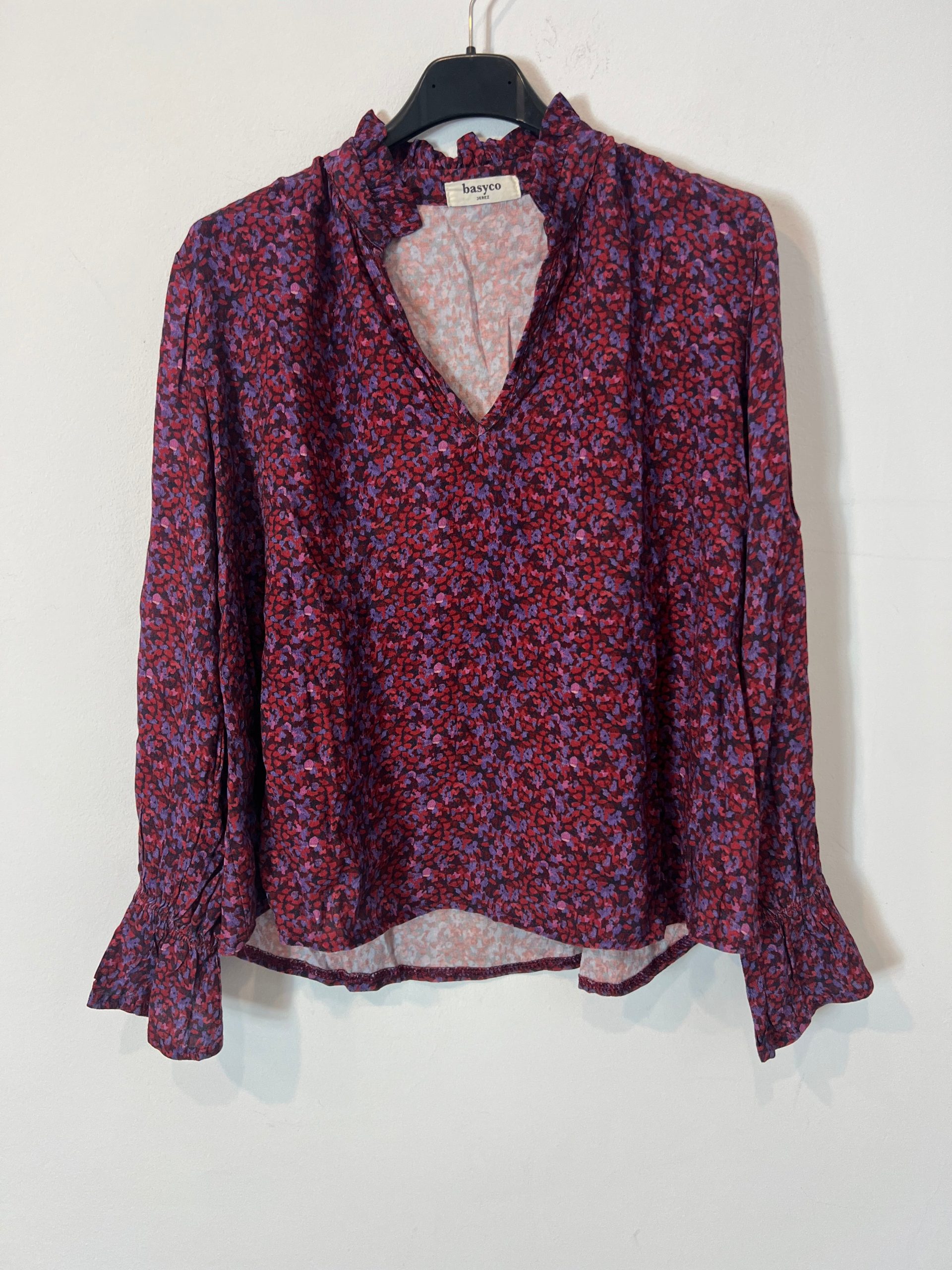 BASYCO JEREZ. Blusa fluida estampada TU(S)