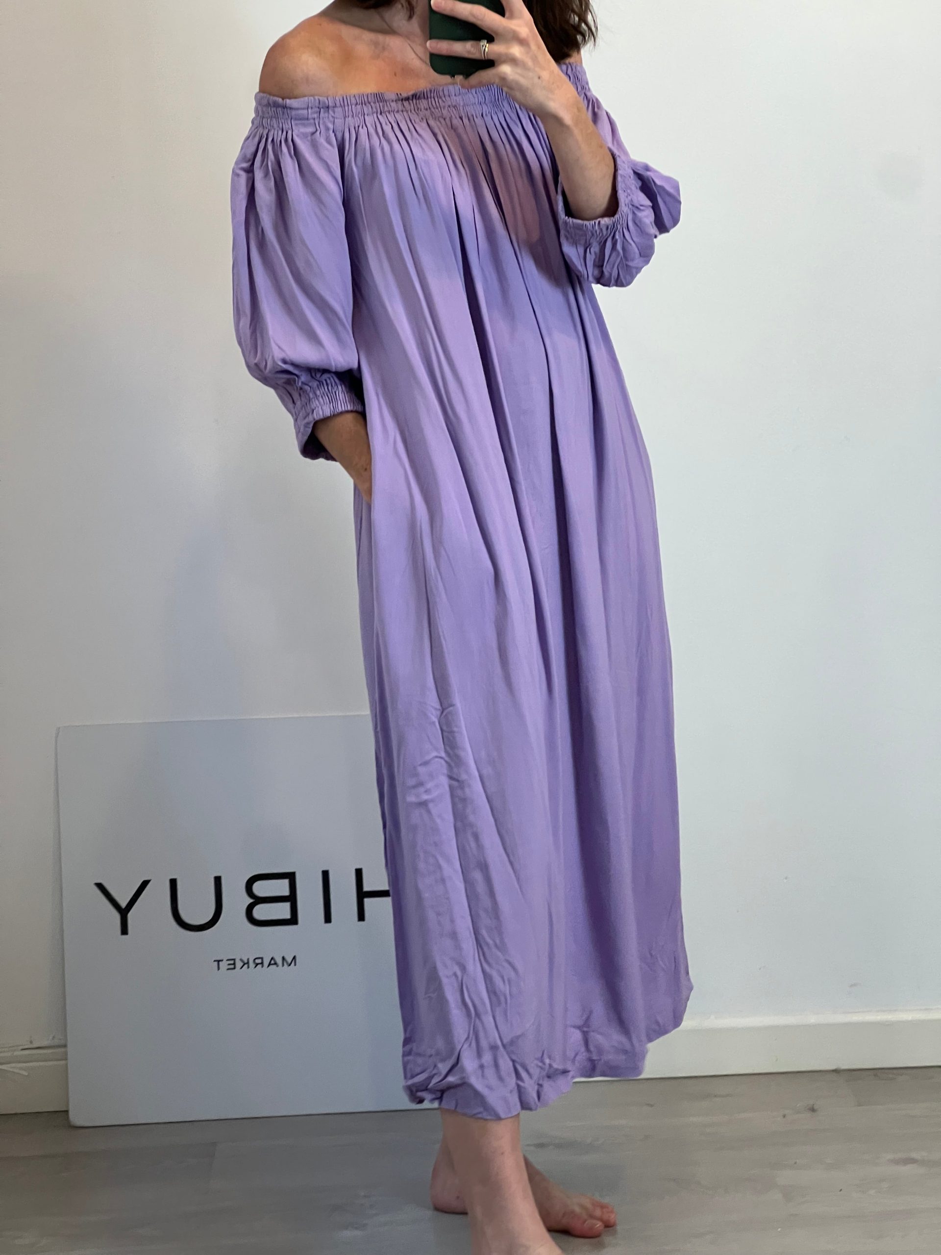 ARISTOCRATA COLLECTION. Vestido midi algodón. T. 36