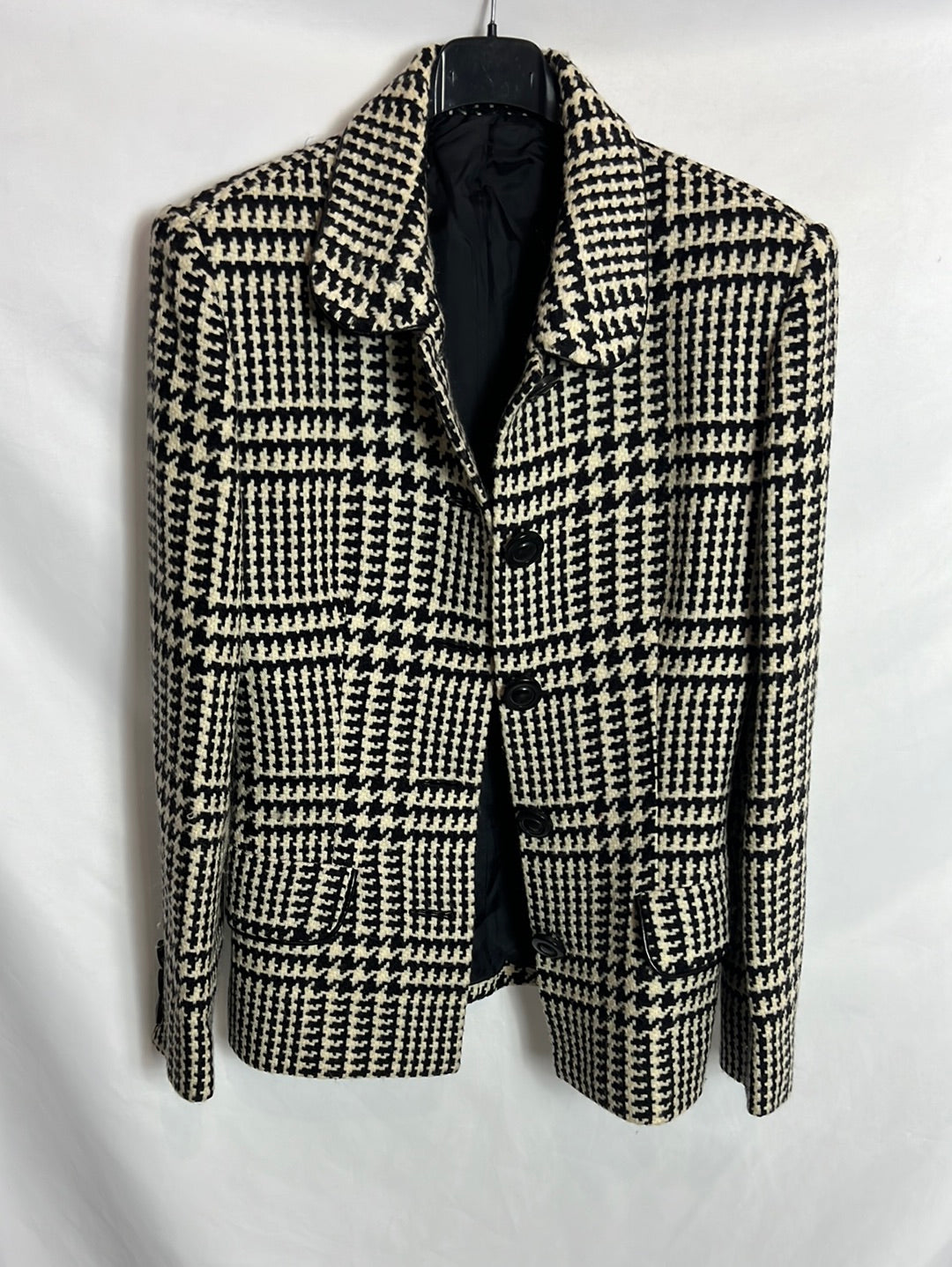 ARLANDA. Blazer lana cuadros. T 40 (38)