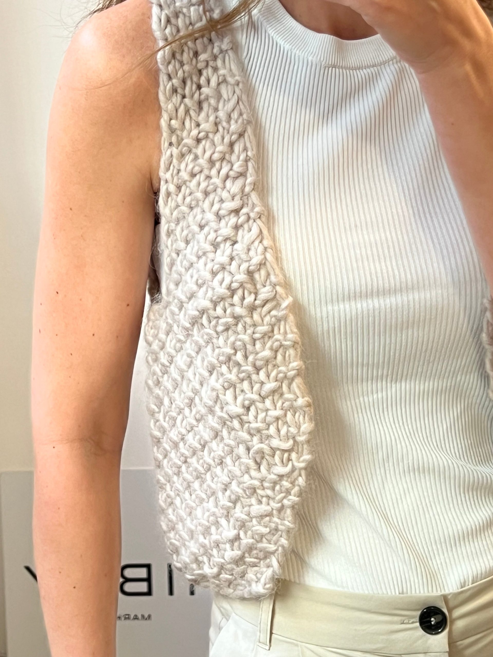 AMERICAN VINTAGE. Chaleco lana beige .T M