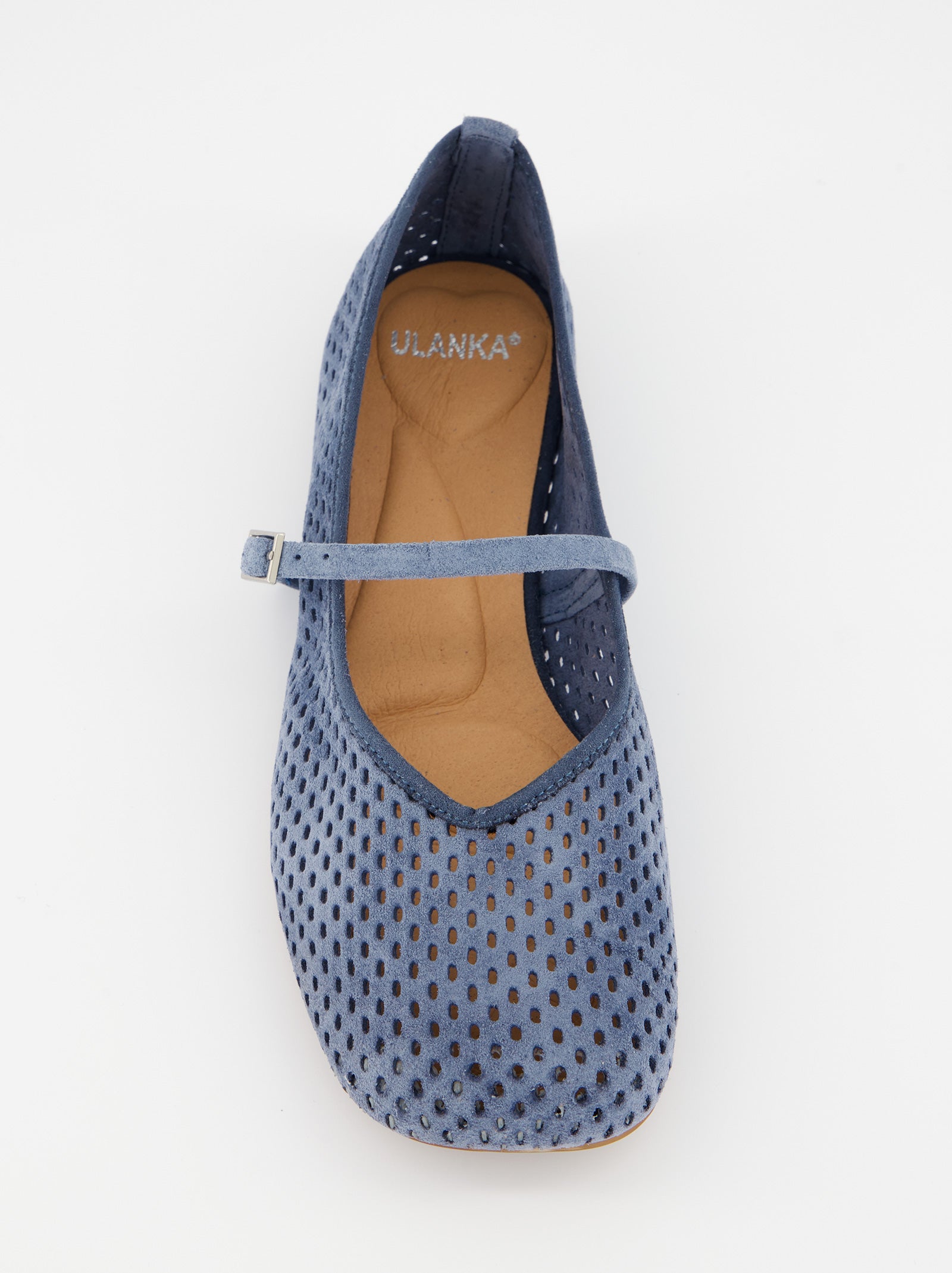 Bailarinas Mary Jane de ante troquelado - Muni