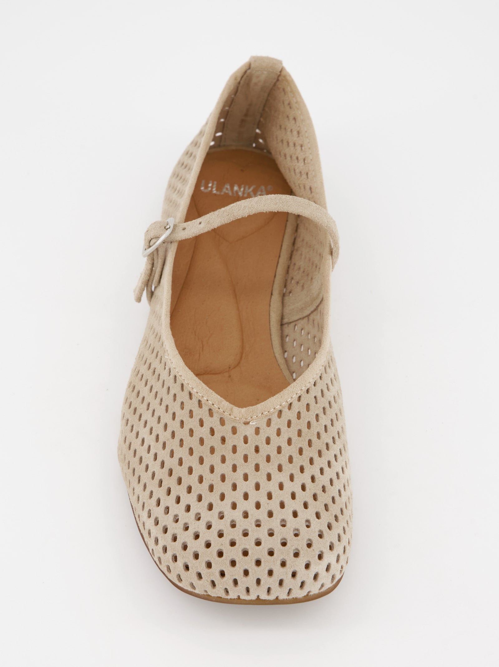 Bailarinas Mary Jane de ante troquelado - Muni