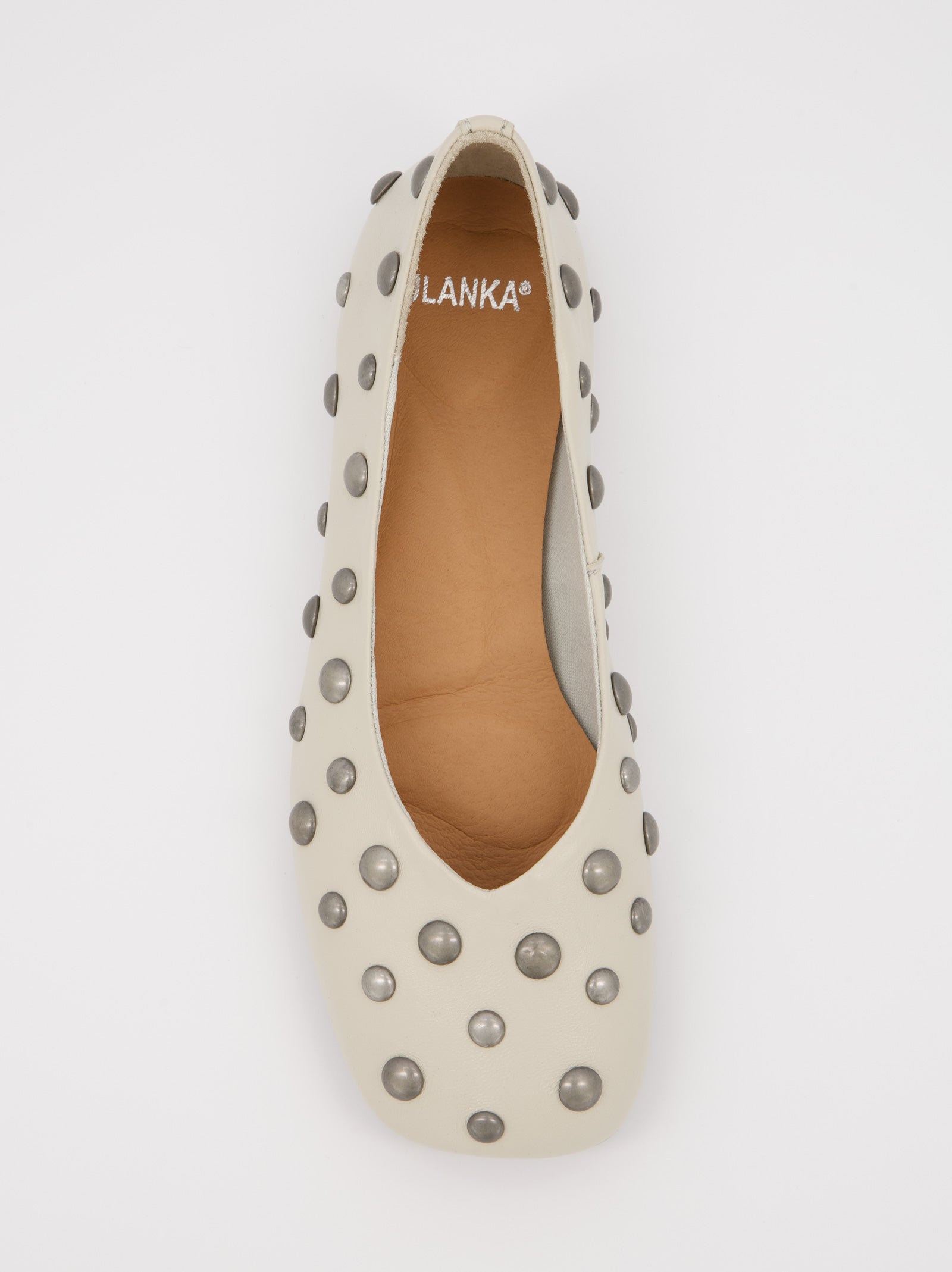 Bailarinas de piel con tachuelas - Mathilda