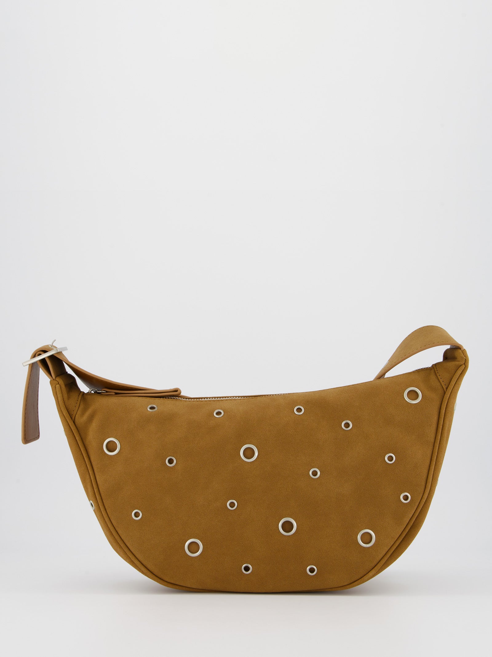 Bolso de piel con arandelas - Sandi
