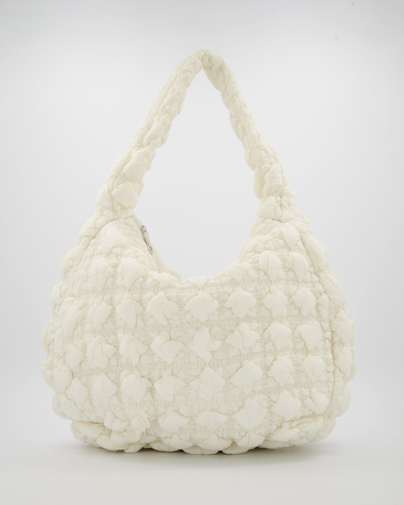 Bolso shopper acolchado blanco - Slowchi