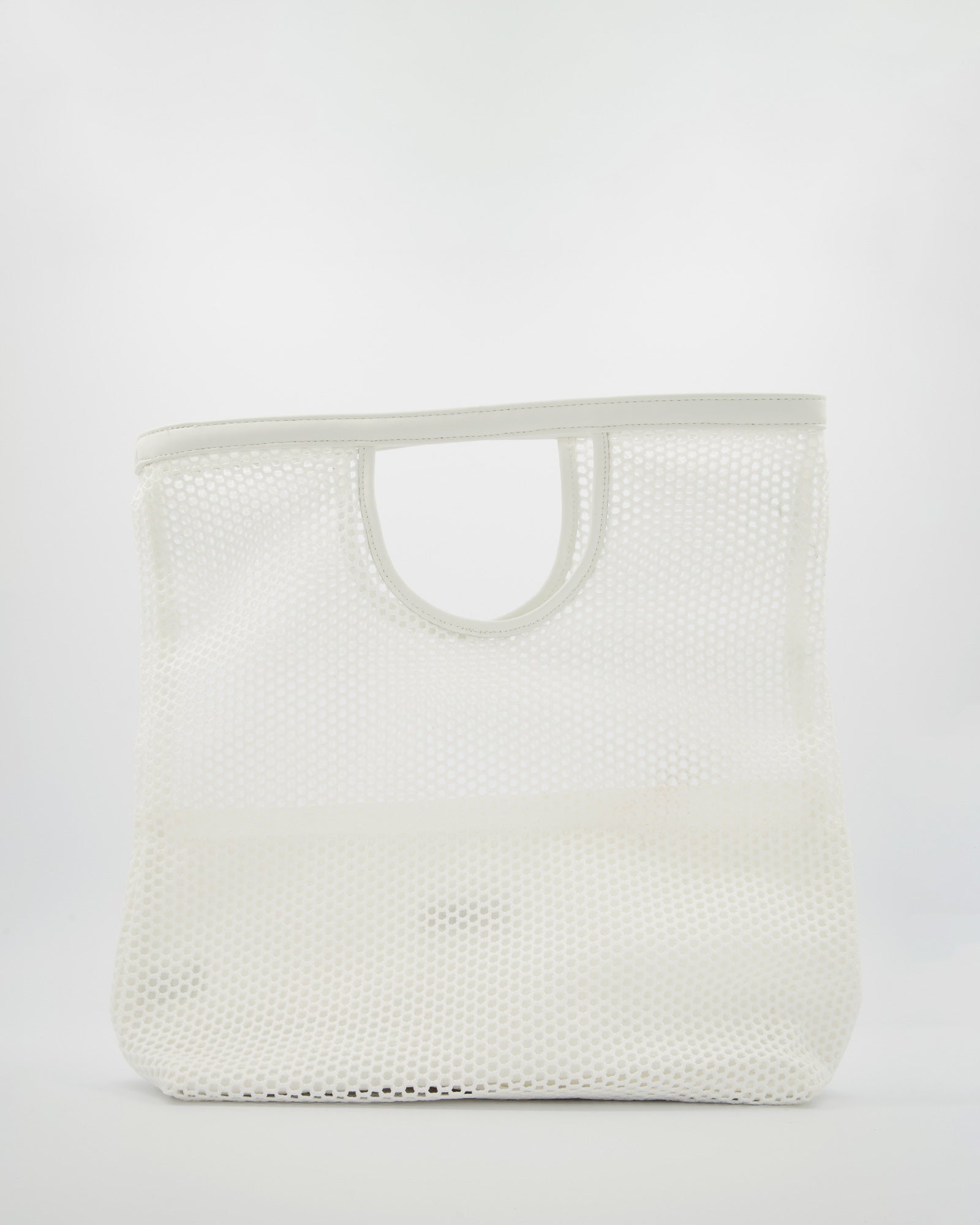 Bolso shopper de mesh blanco - Mesh