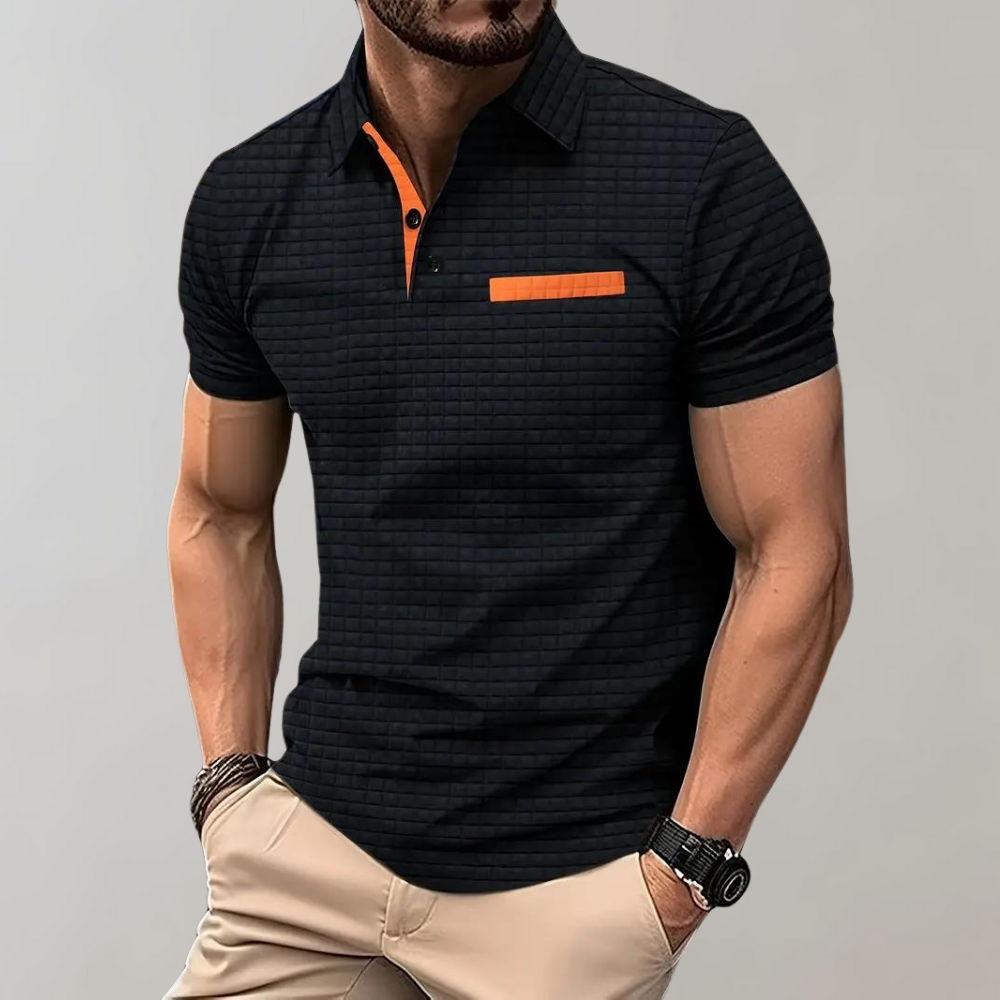 Xander - Hombres Polo Slim-Fit Elegante