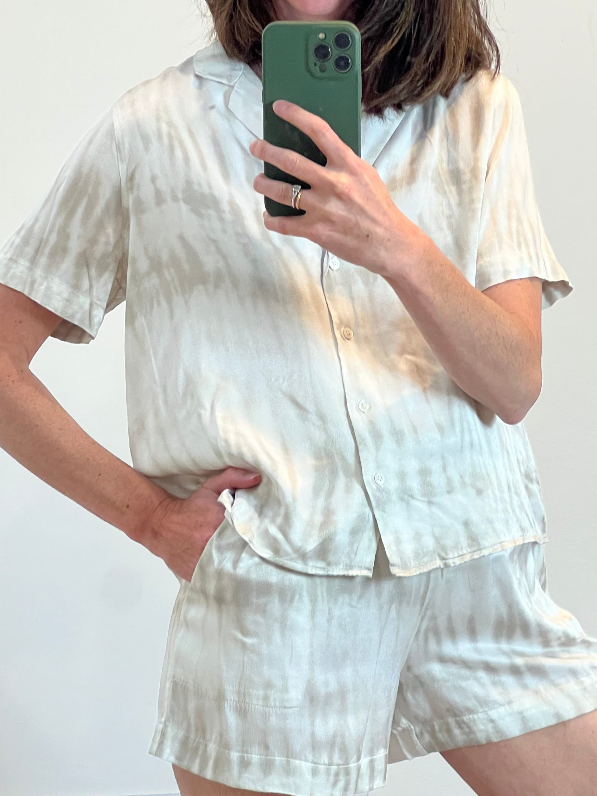 RAILS. Conjunto satinado estampado. T S