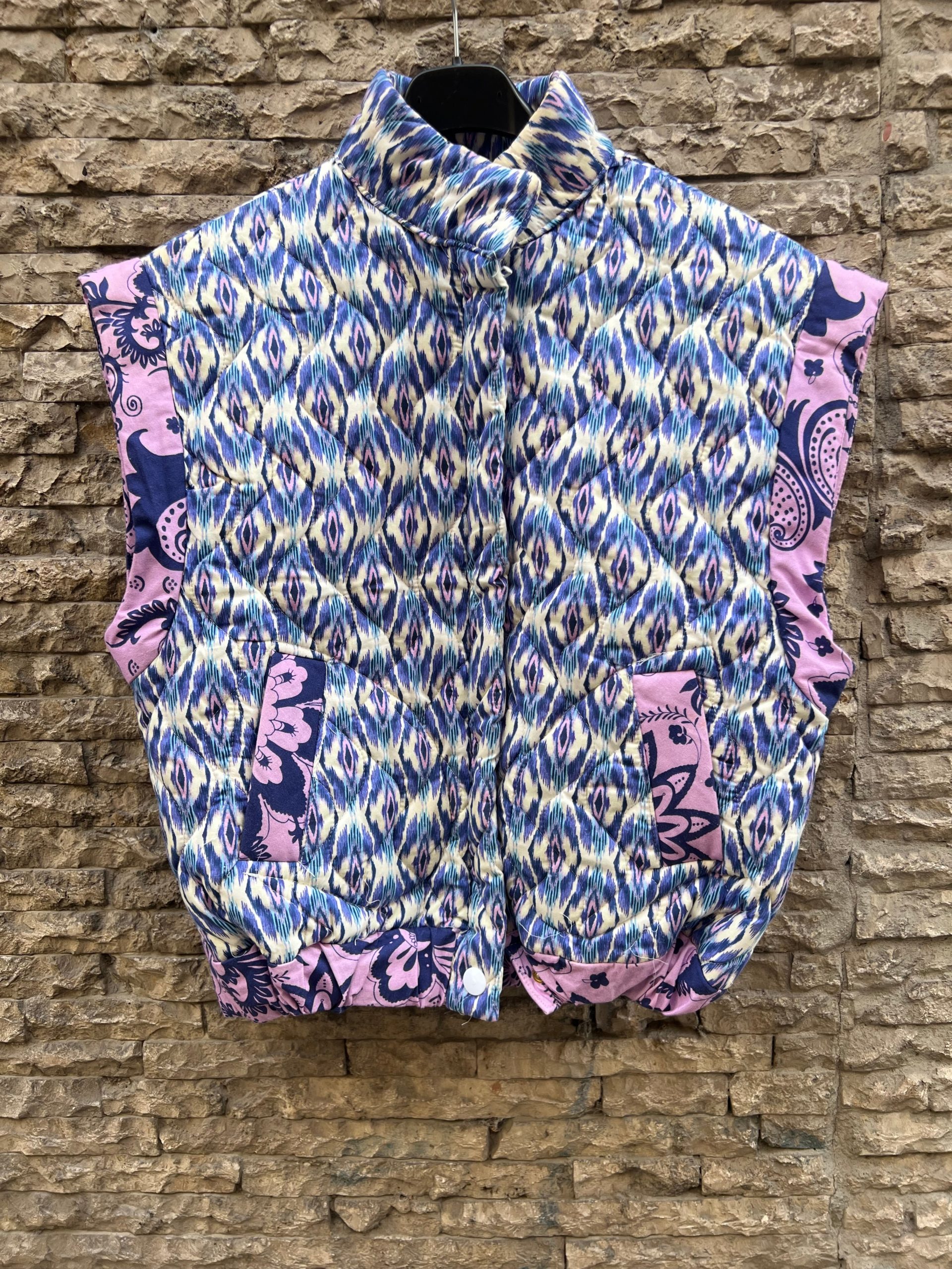 SOPHIE&LUCIE. Chaleco estampado retro T.38