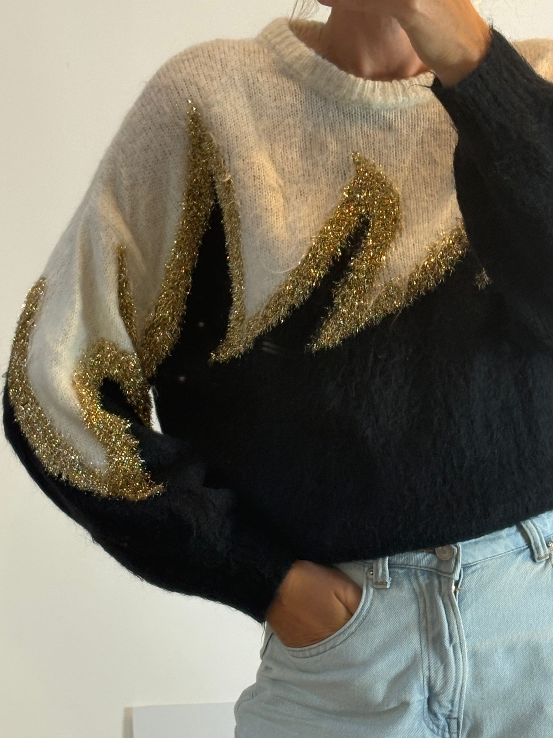 ANIYE BY. Jersey hilos dorados. T S